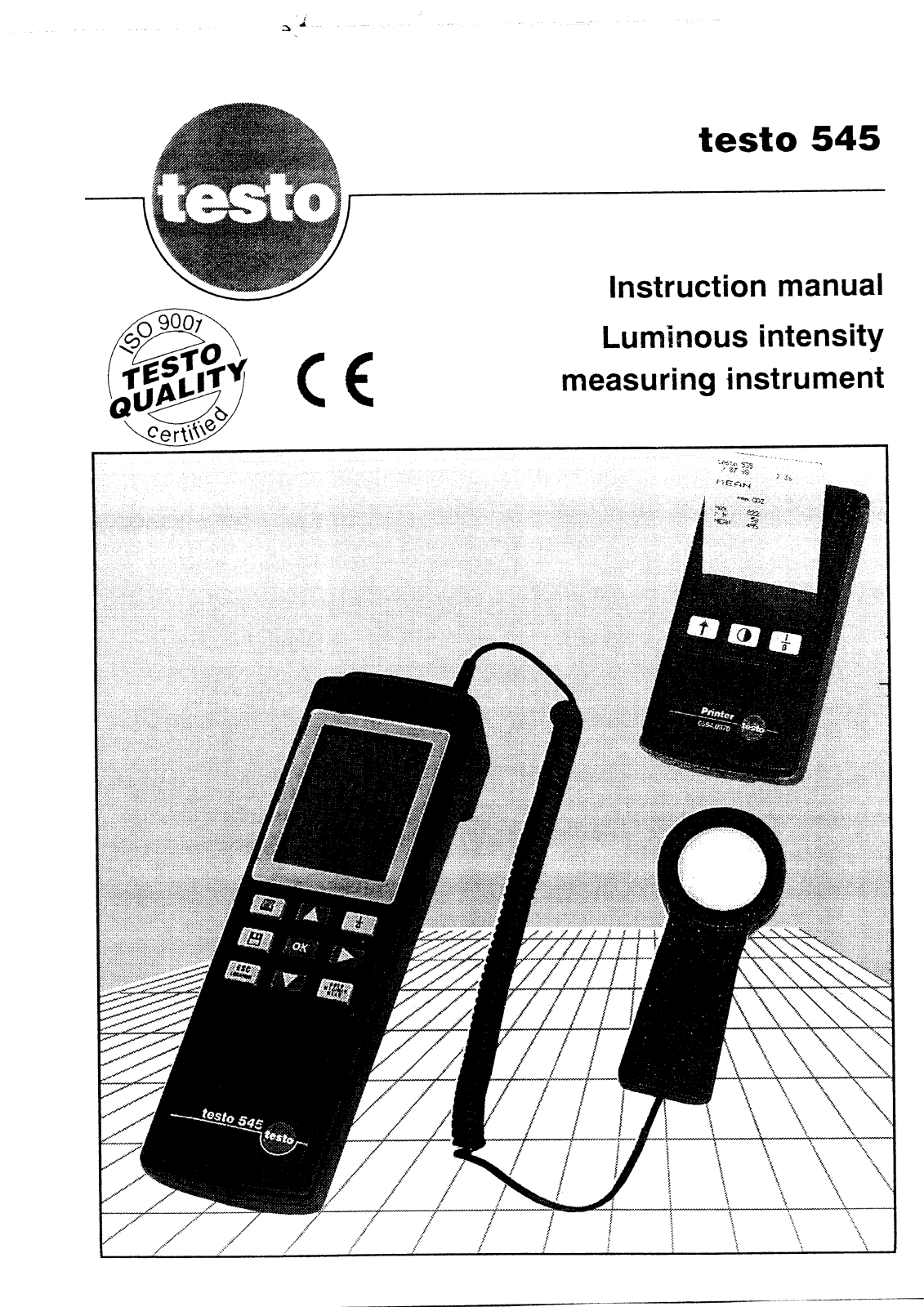 Testo 545 Operating Manual