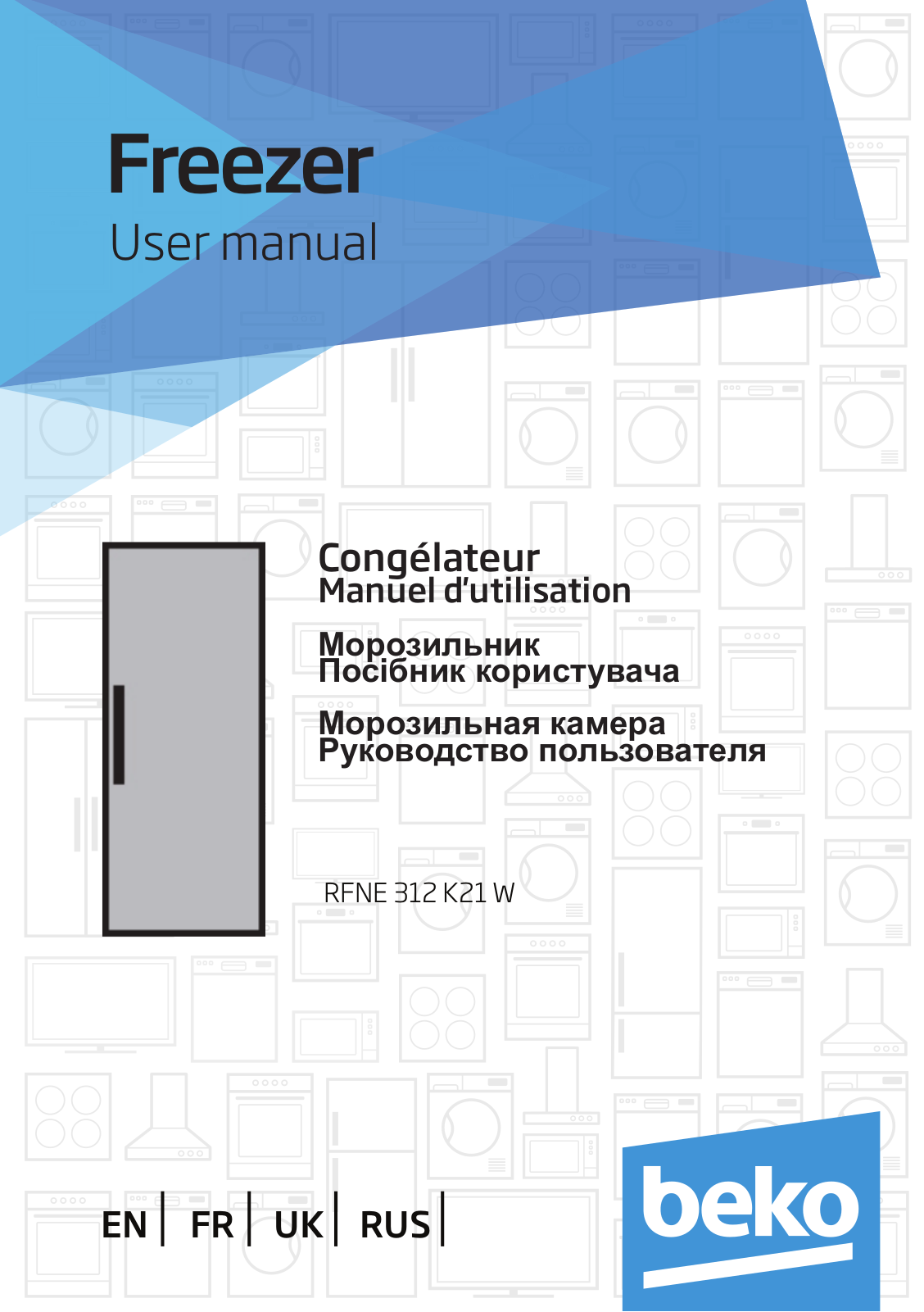 Beko RFNE 312 K21 W User manual