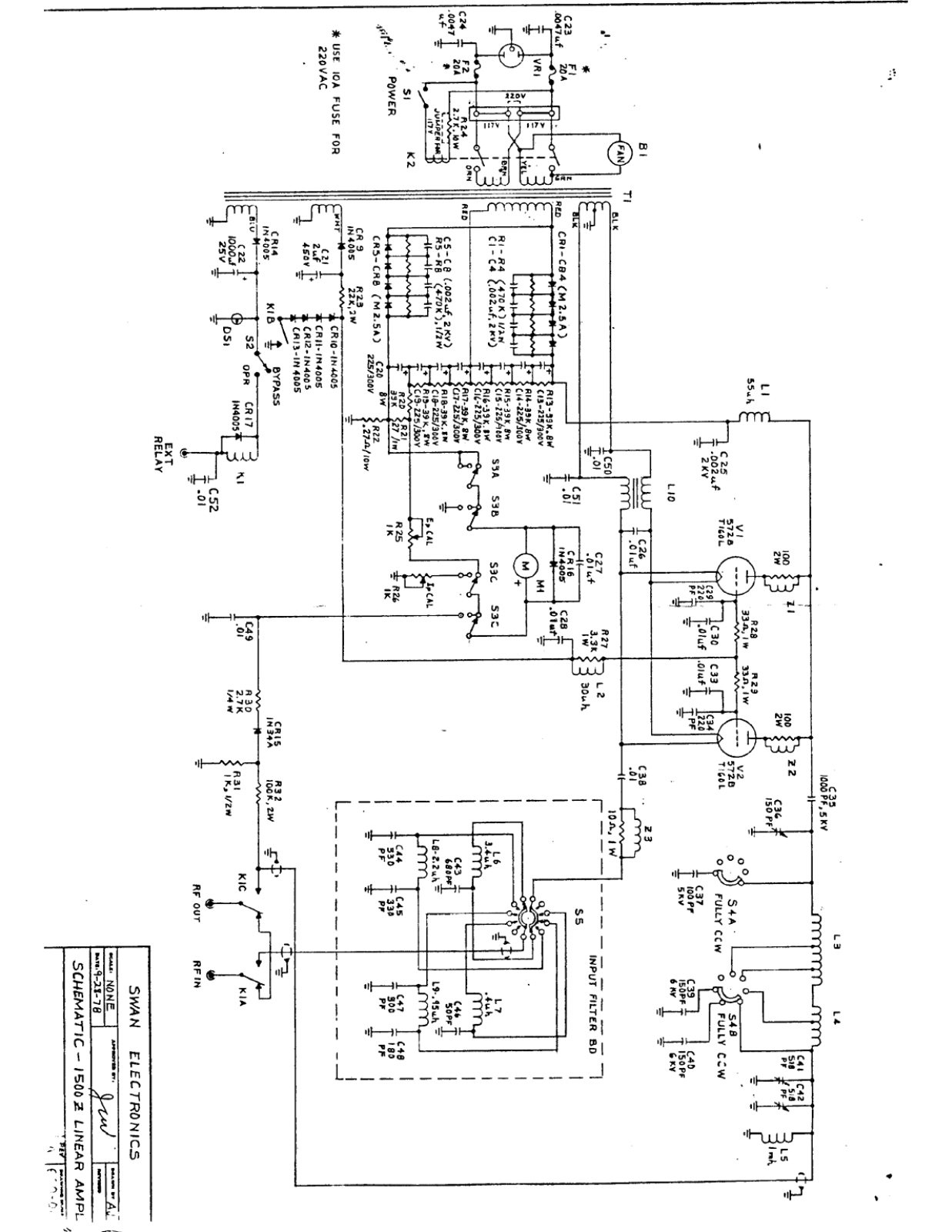 SWAN 1500z User Manual (PAGE 09)