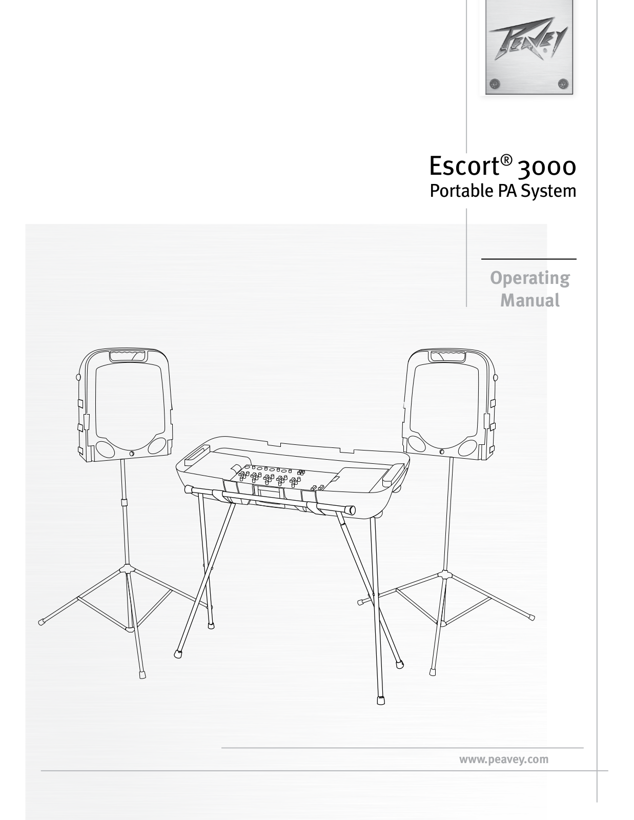 Peavey ESCORT 3000 Users Manual