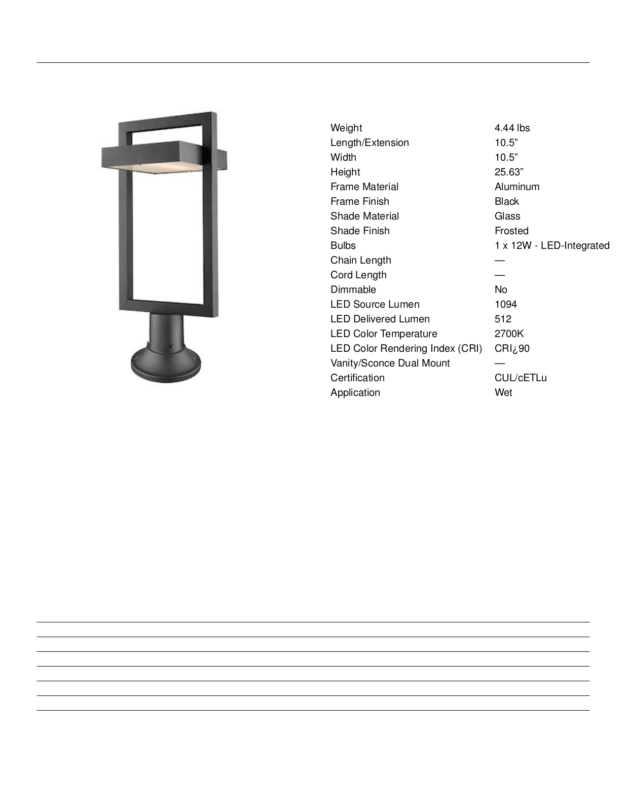 Wade Logan ORLS5479 Specifications - ManualMachine.com