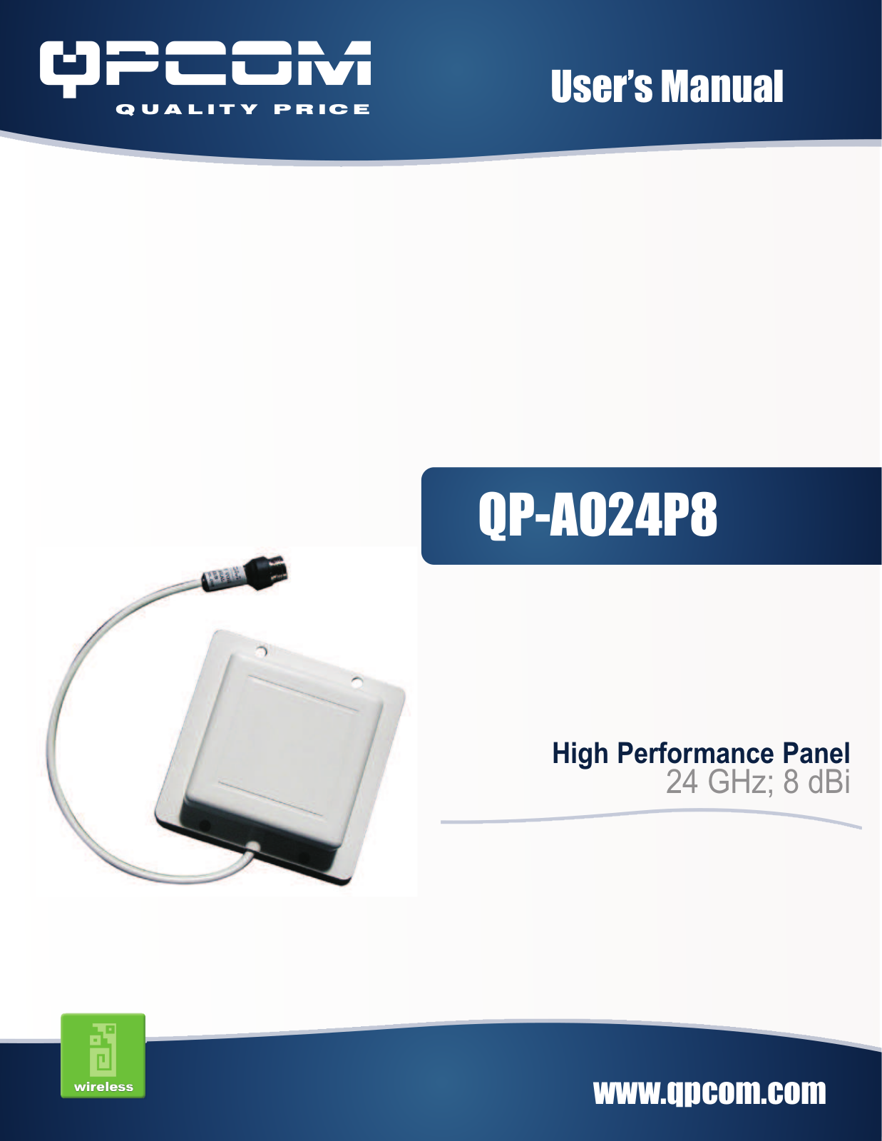 qpcom QP-AO24P8 Series User Manual