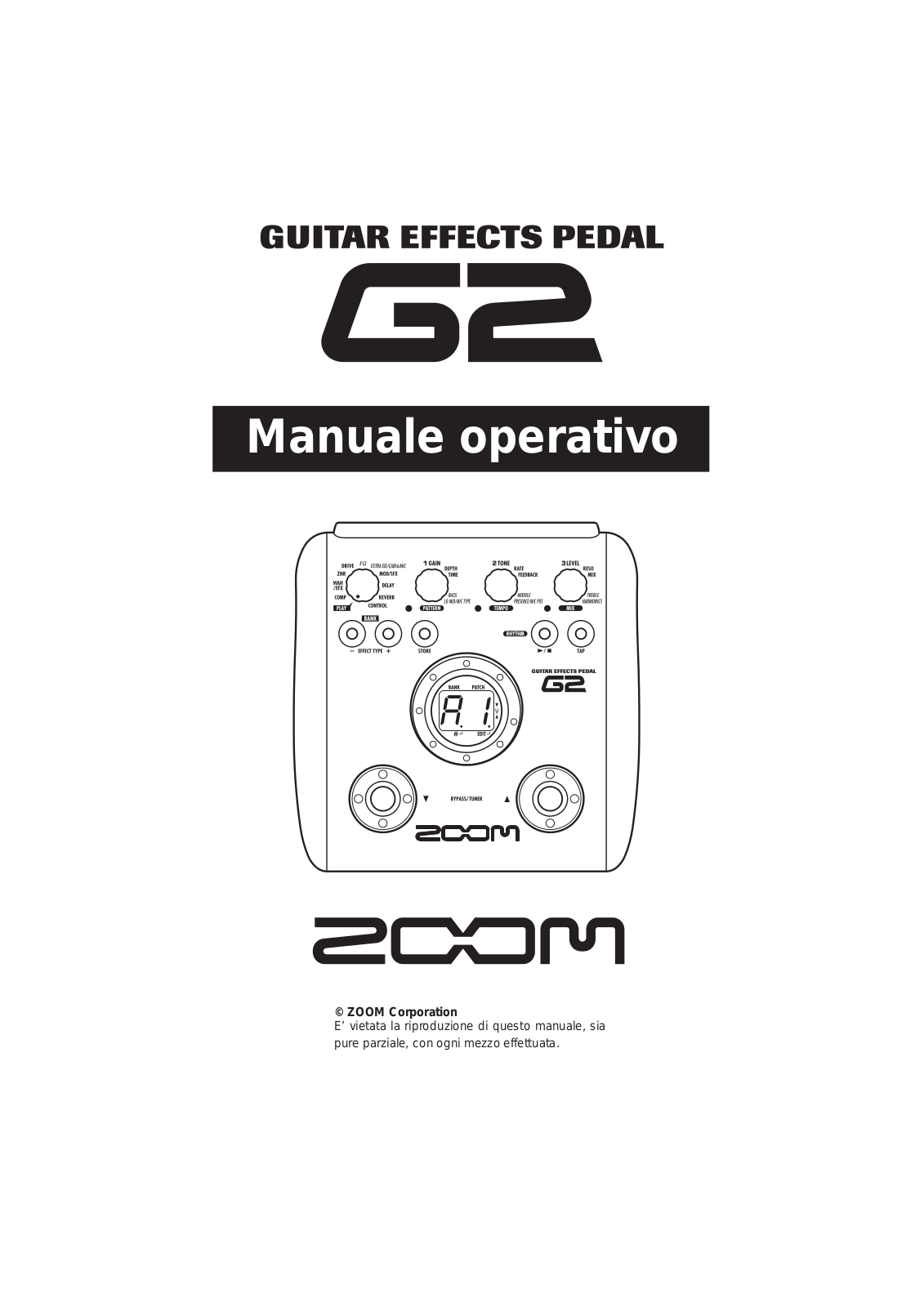 Zoom G2 User Manual