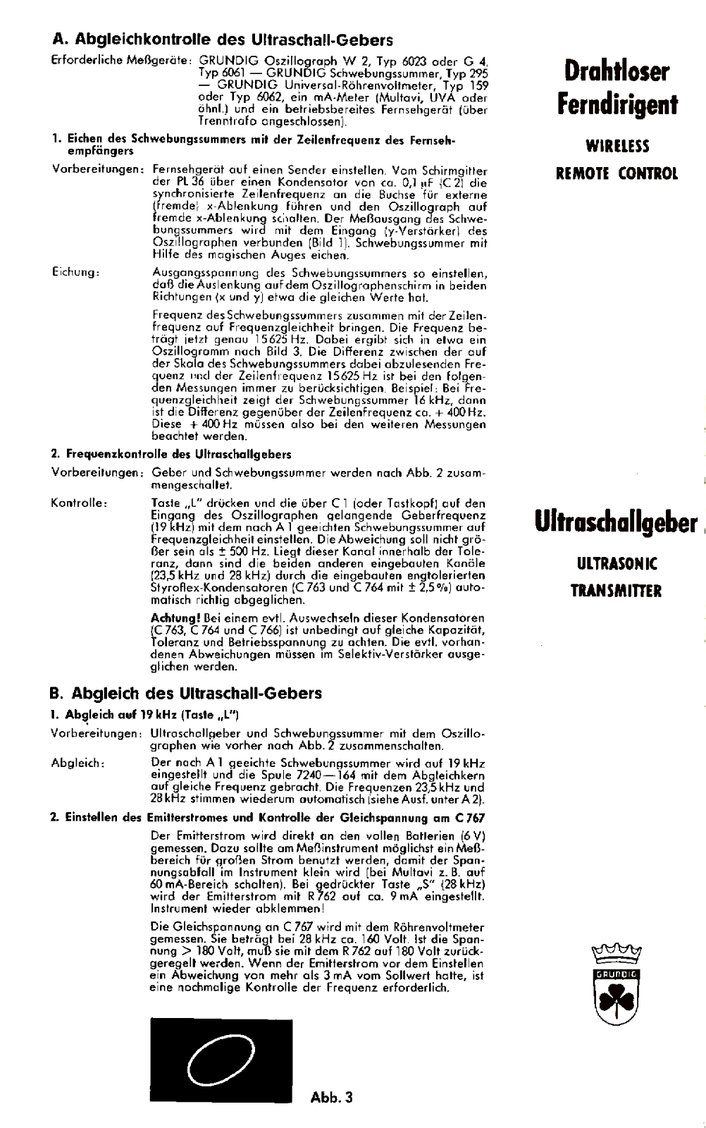 Grundig Fern-Dirigent-7659 Service Manual