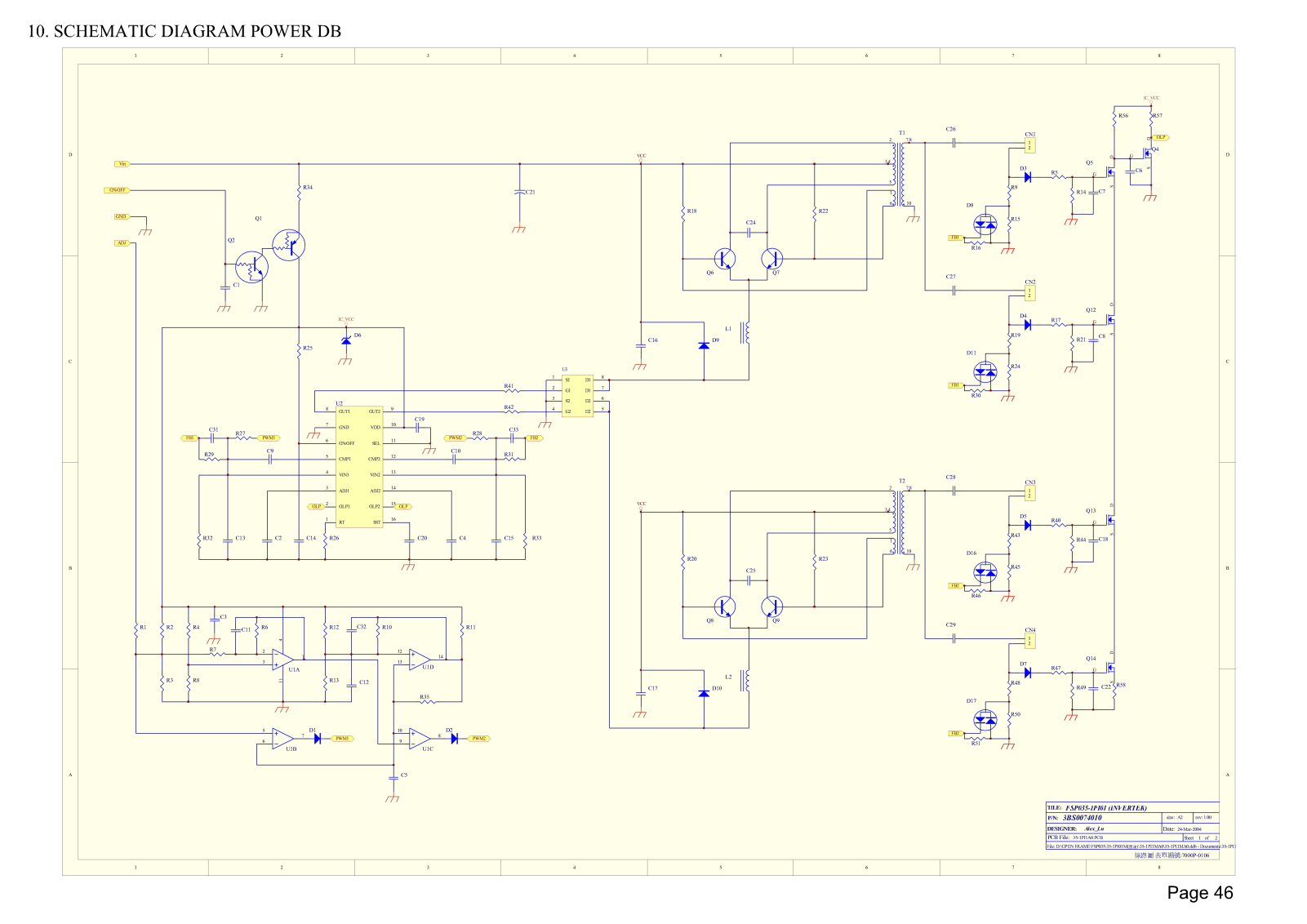 FSP 035-1PI01 Schematic