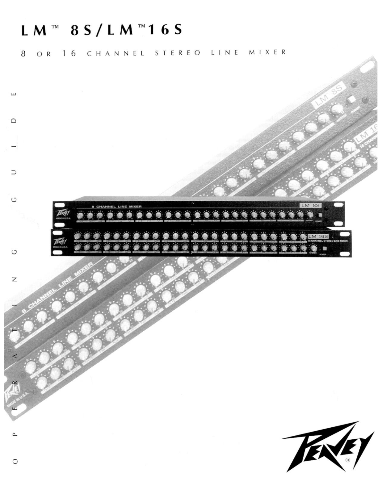 Peavey LM 8s, LM 16s User Manual