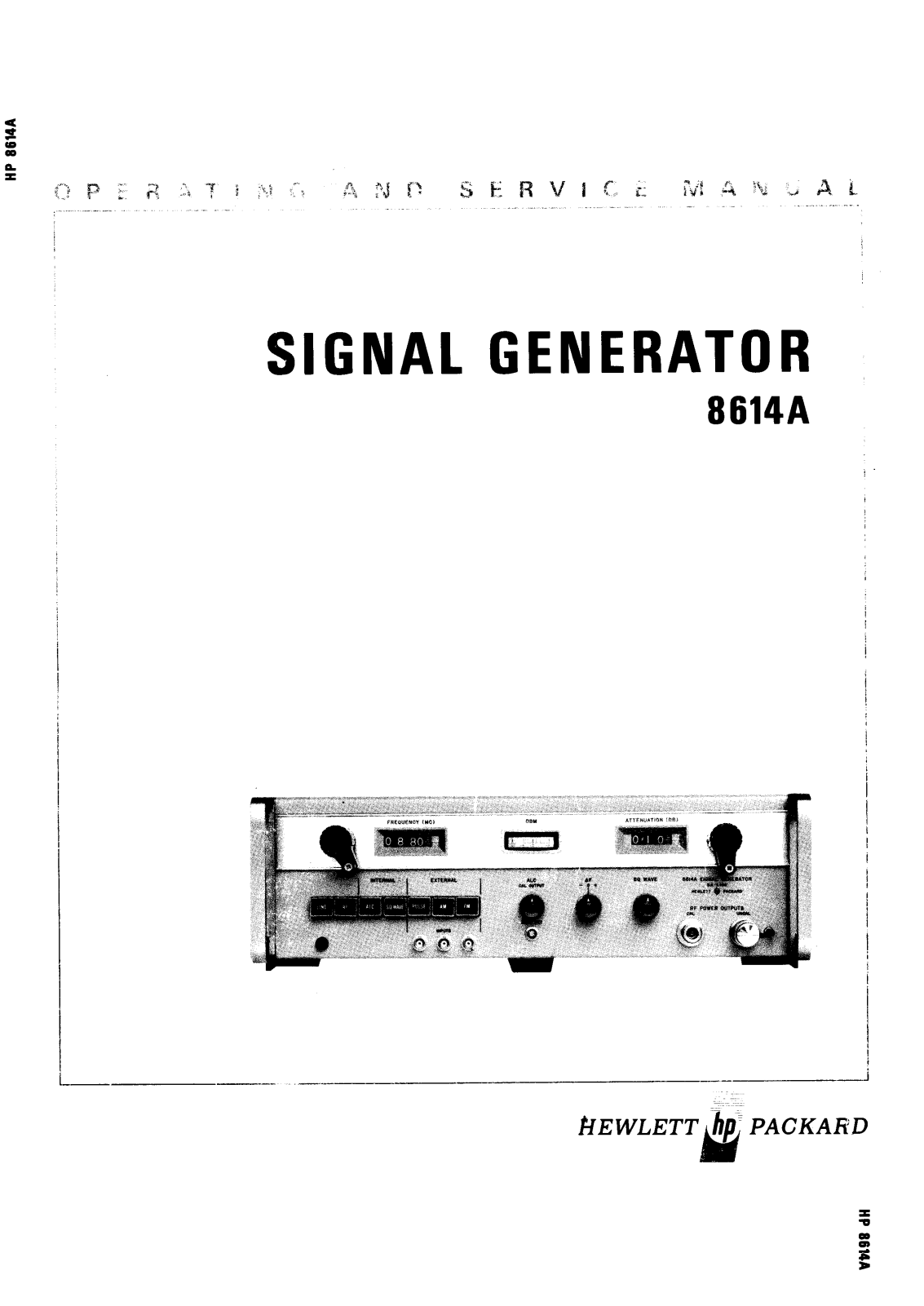 HP 8614a schematic