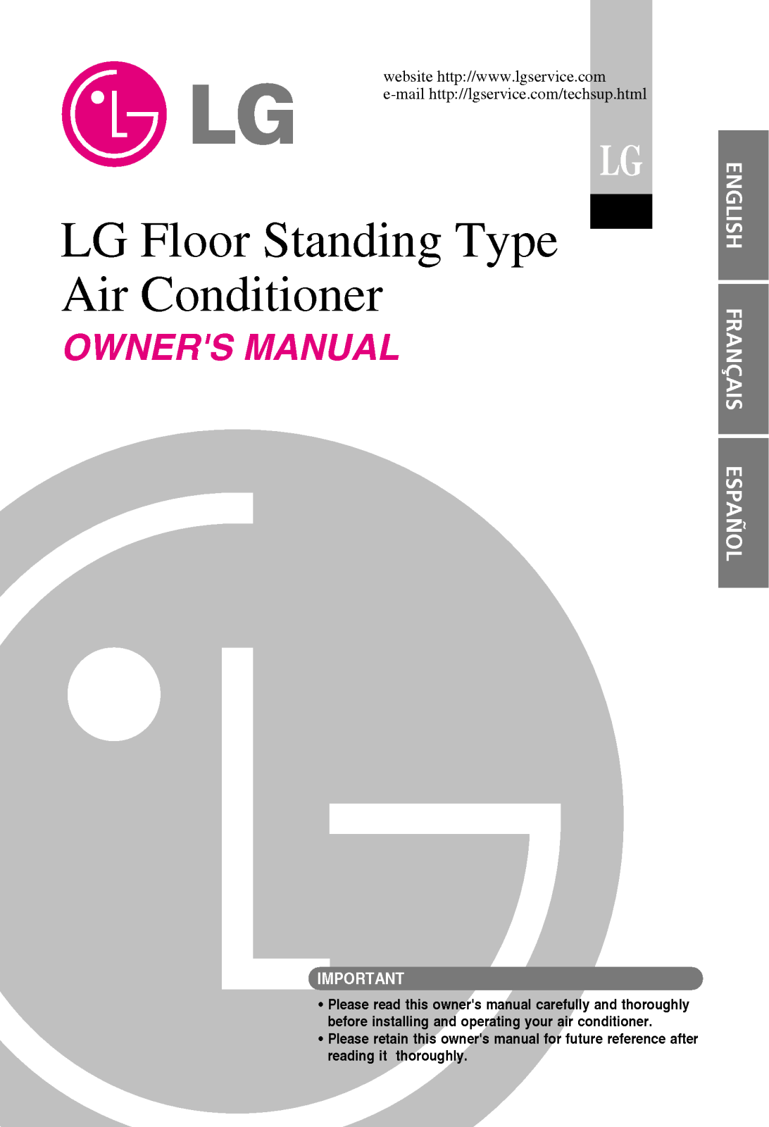 LG LF300CP User Manual