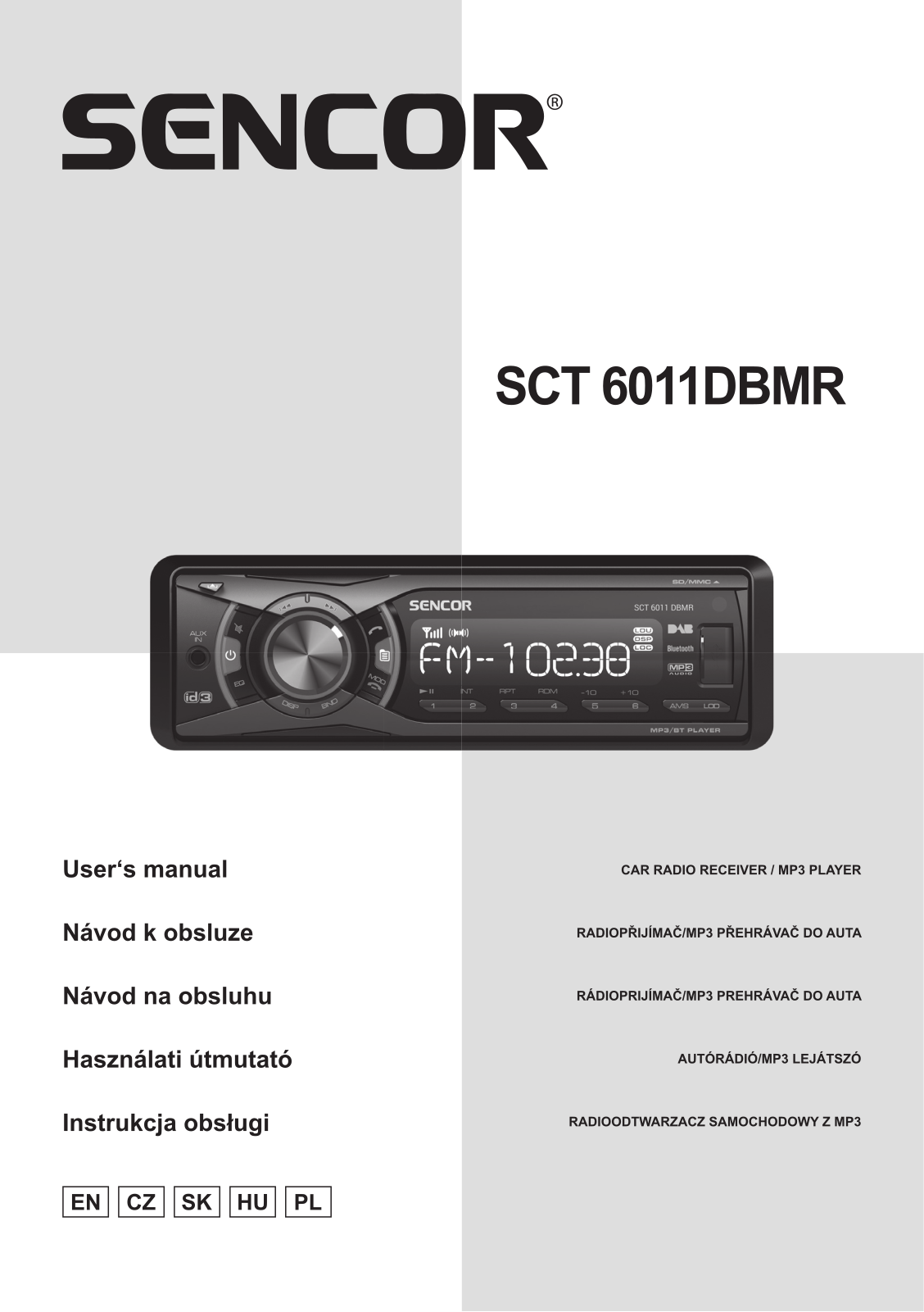 Sencor SCT 6011DBMR User manual