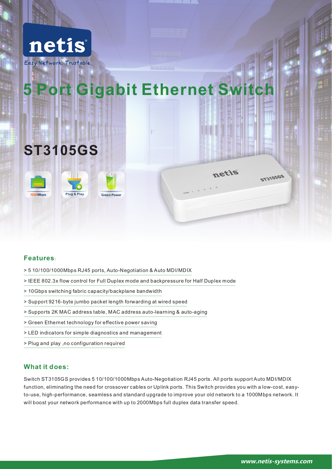 netis ST3105GS User Manual