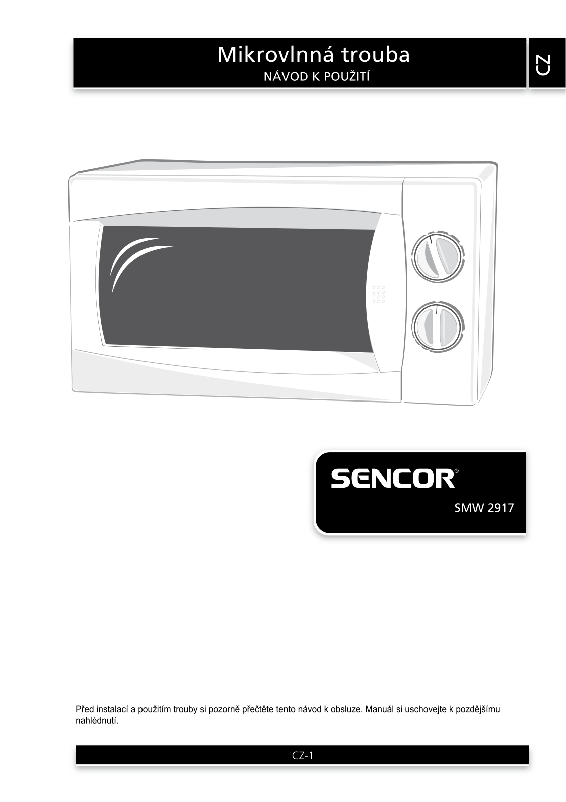 Sencor SMW 2917 User Manual