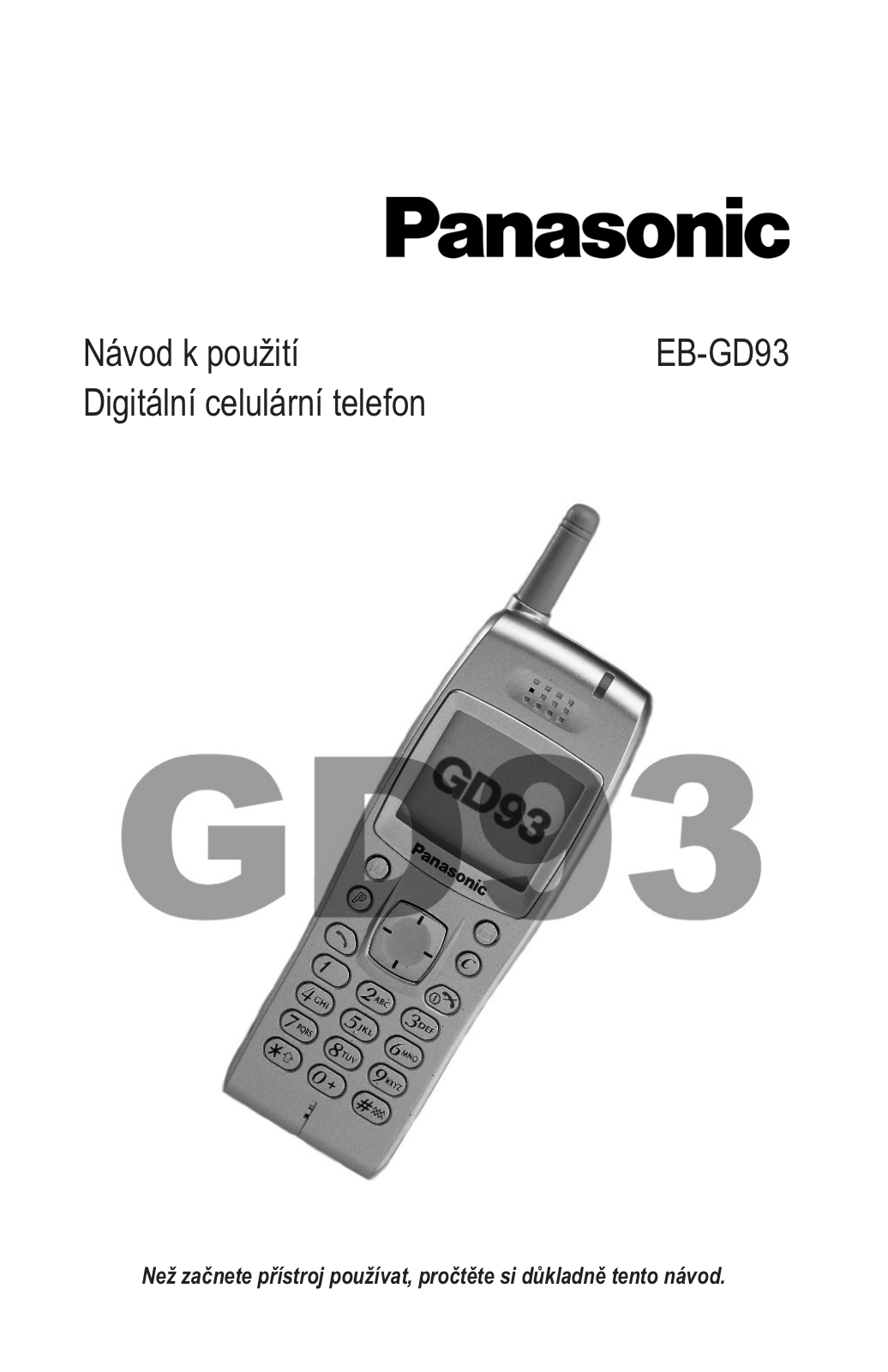 Panasonic GD93 User Manual