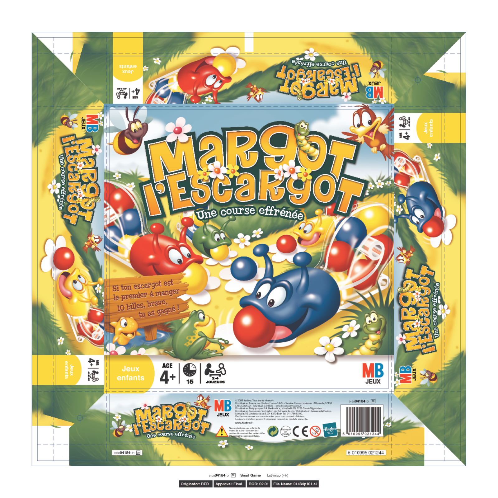 HASBRO JEU MARGOT LESCARGOT User Manual