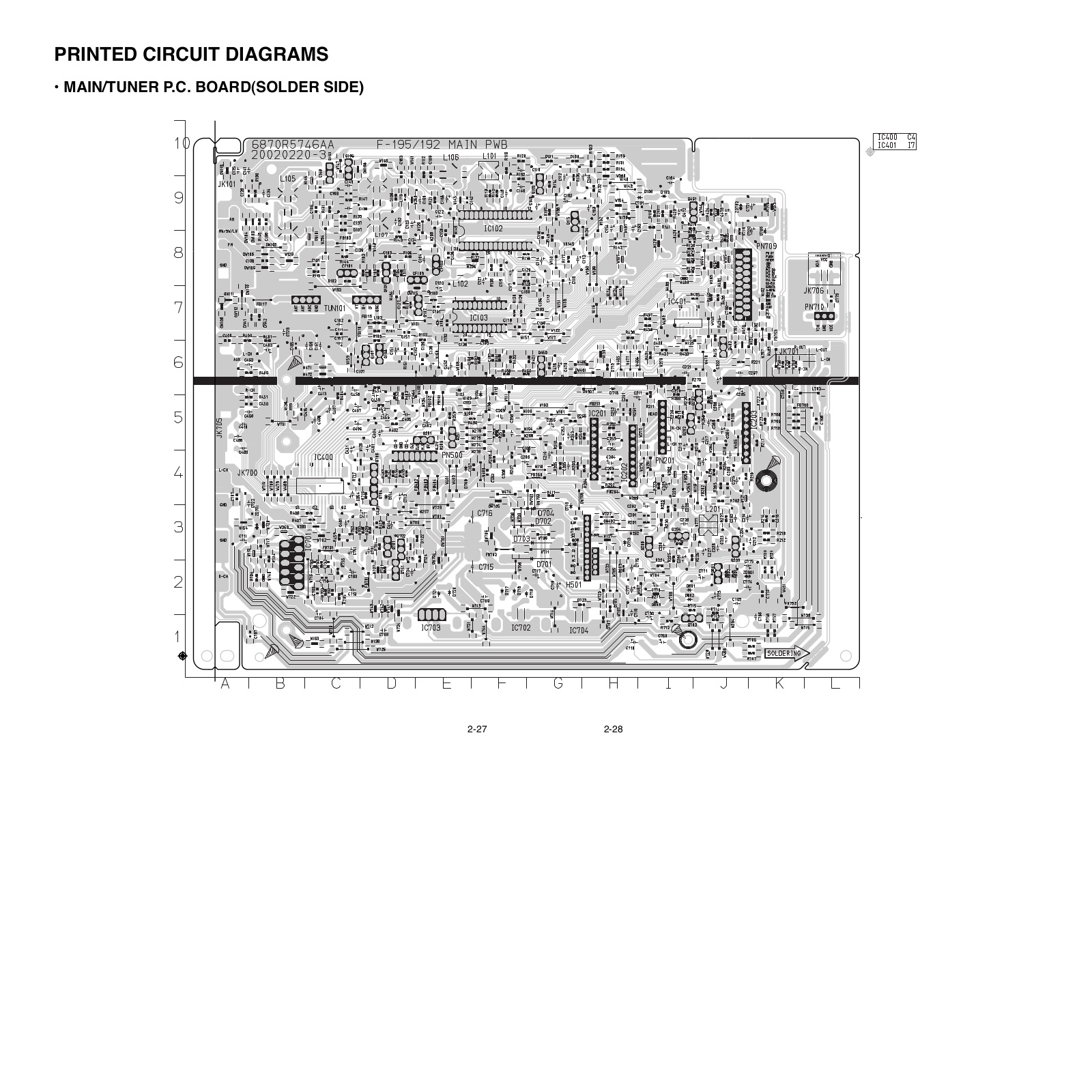 Goldstar FFH-295AX, FFH-1920 Service Manual CIR PCB