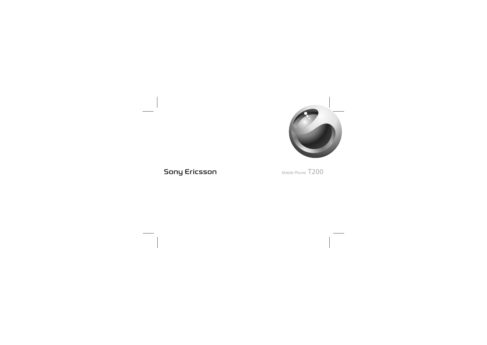 Sony ericsson T200 User Manual