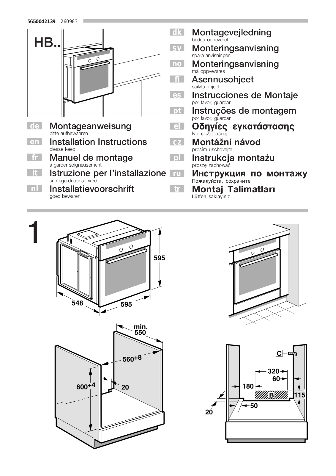 Siemens HB 330.50 User Manual