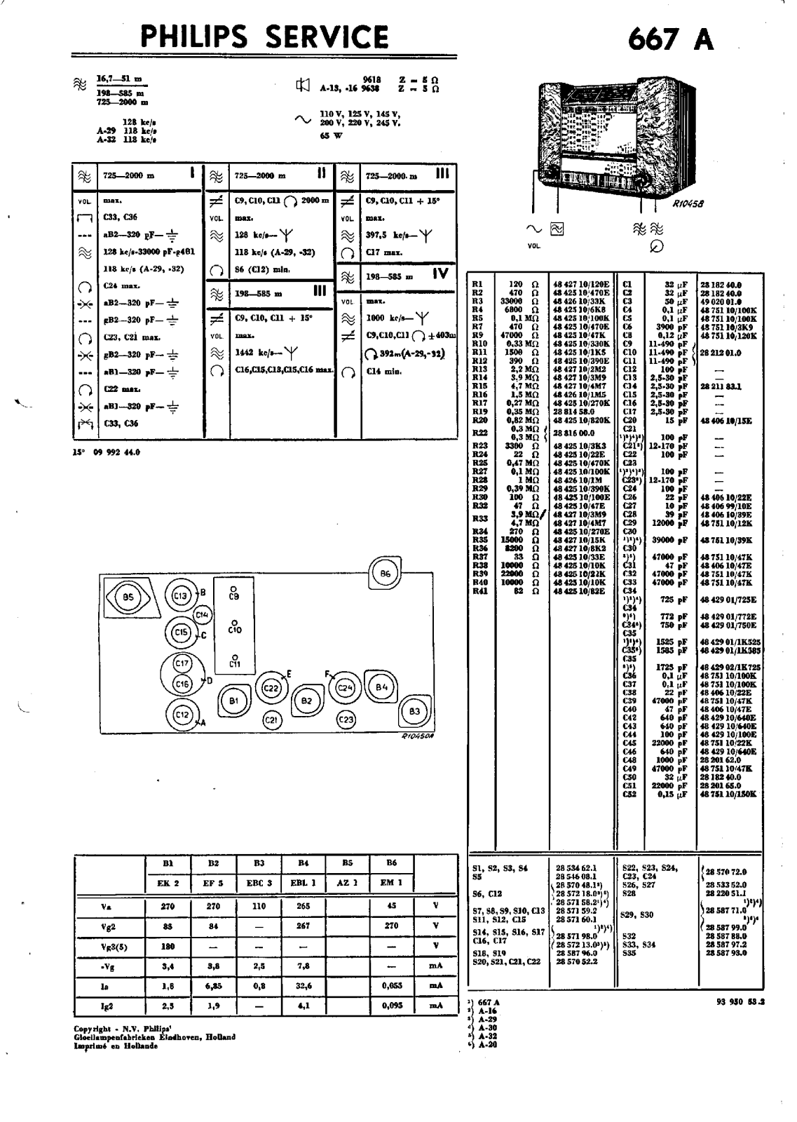 Philips 667-A Service Manual