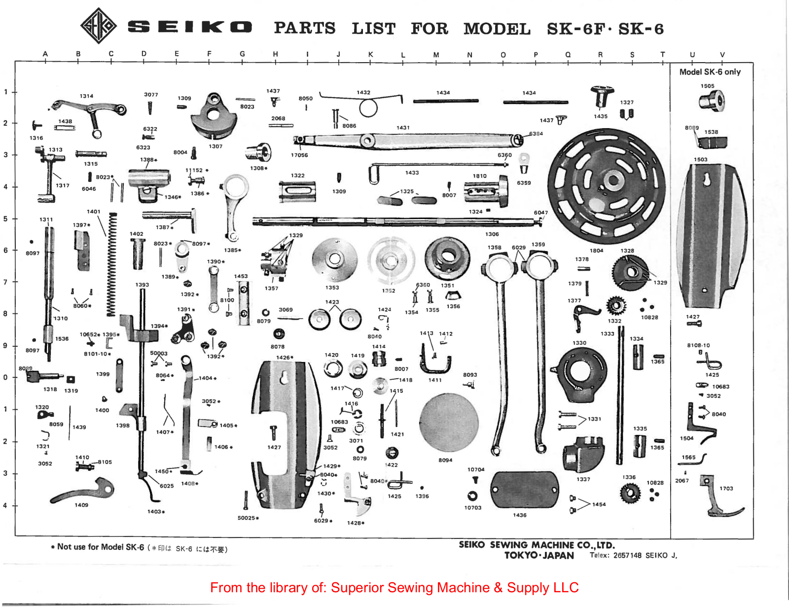 Seiko SK-6, 6F, SK-6F User Manual - ManualMachine.com
