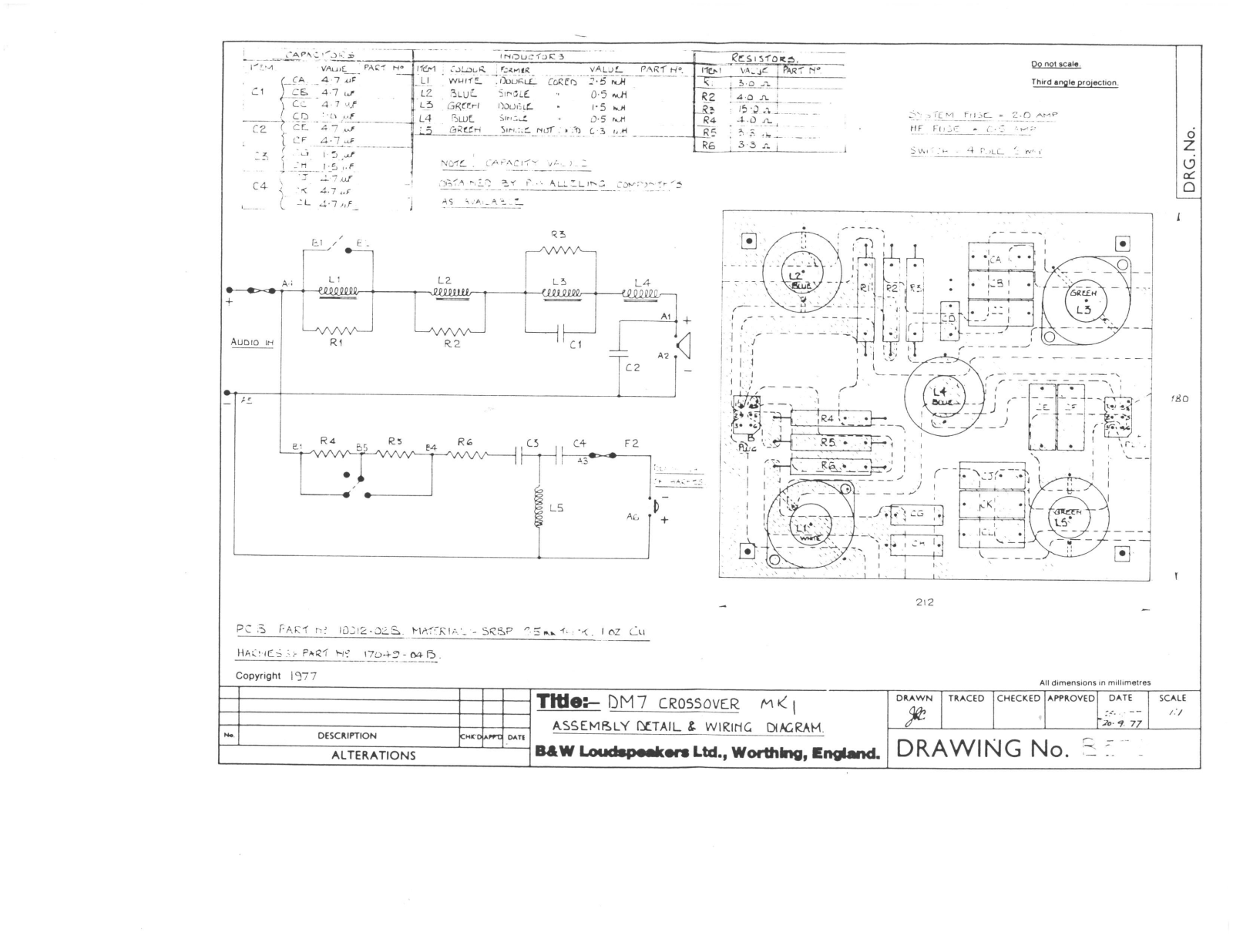 Bowers & Wilkins DM7 Service Manual