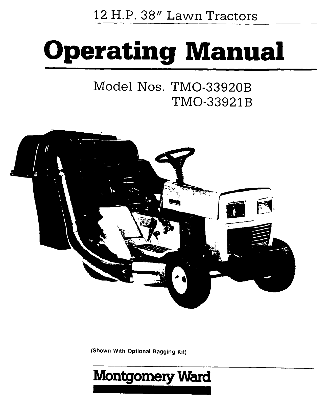 Montgomery Ward TMO-33920B, TMO-33921B User Manual