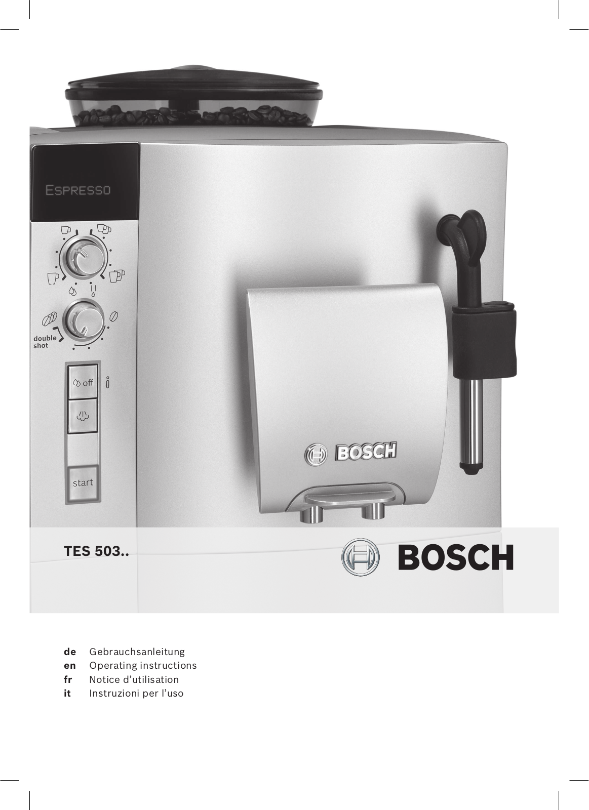 Bosch TES50351DE User guide