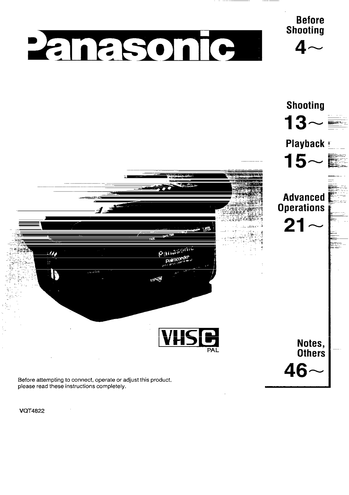 Panasonic NV-S8B User Manual