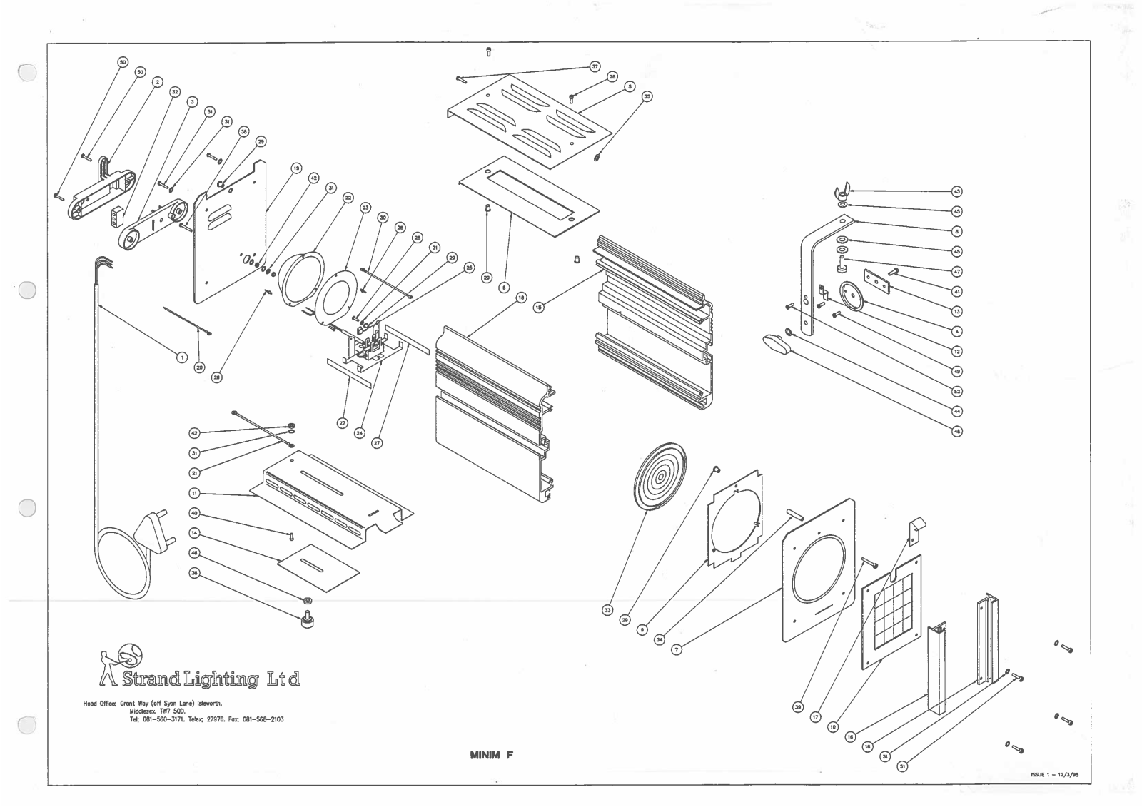 Strand Minim F Exploded Diagram - ManualMachine.com
