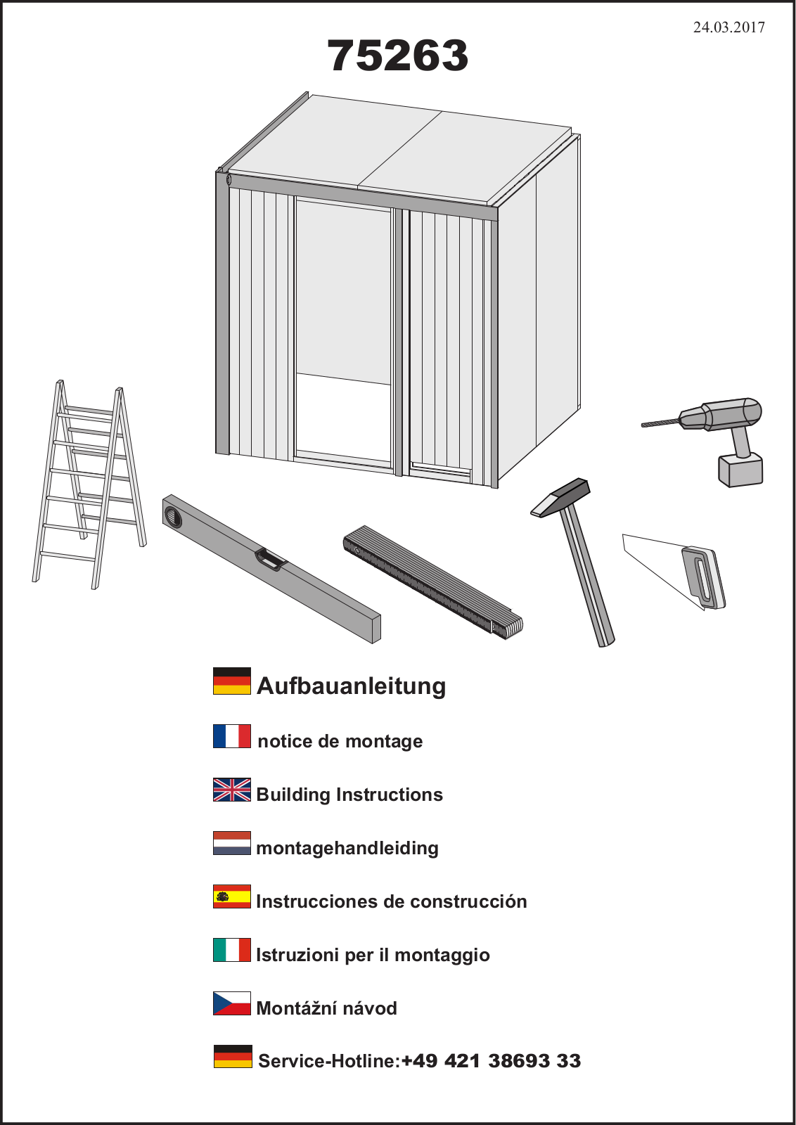 Karibu Daria Sparset Assembly instructions