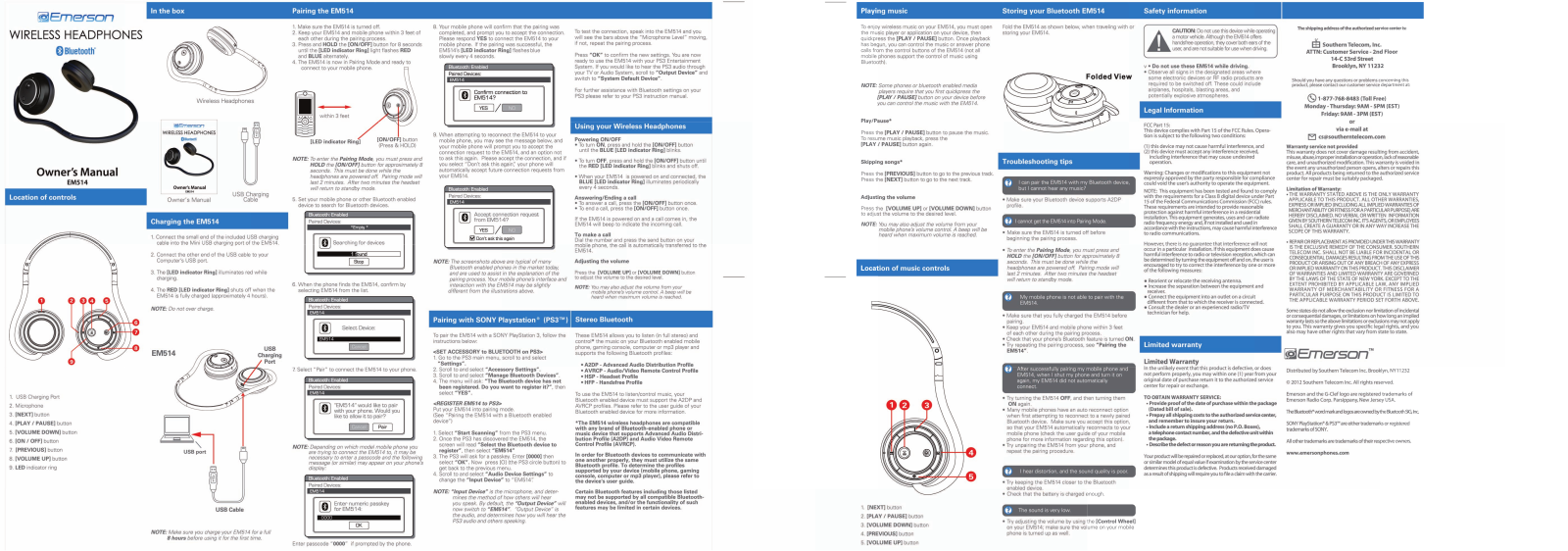 Emerson EM514 User Manual