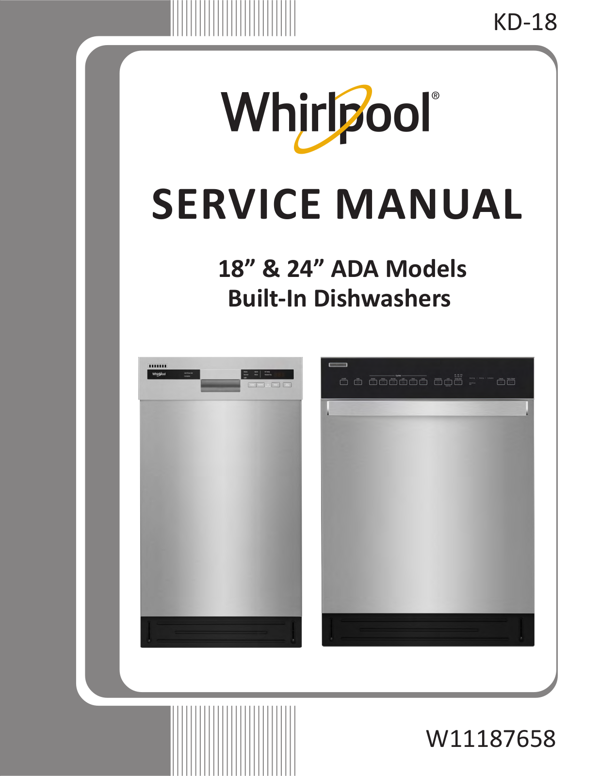 Whirlpool WDF550SAHB Service and Maintenance Guide