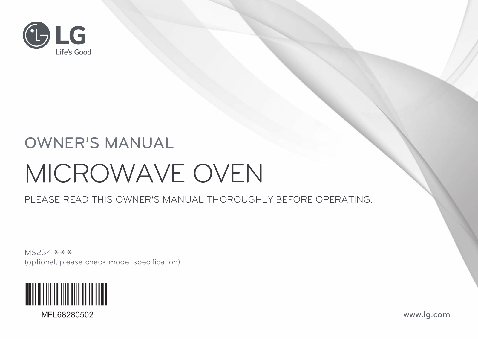 LG MS2344DAR Owner’s Manual
