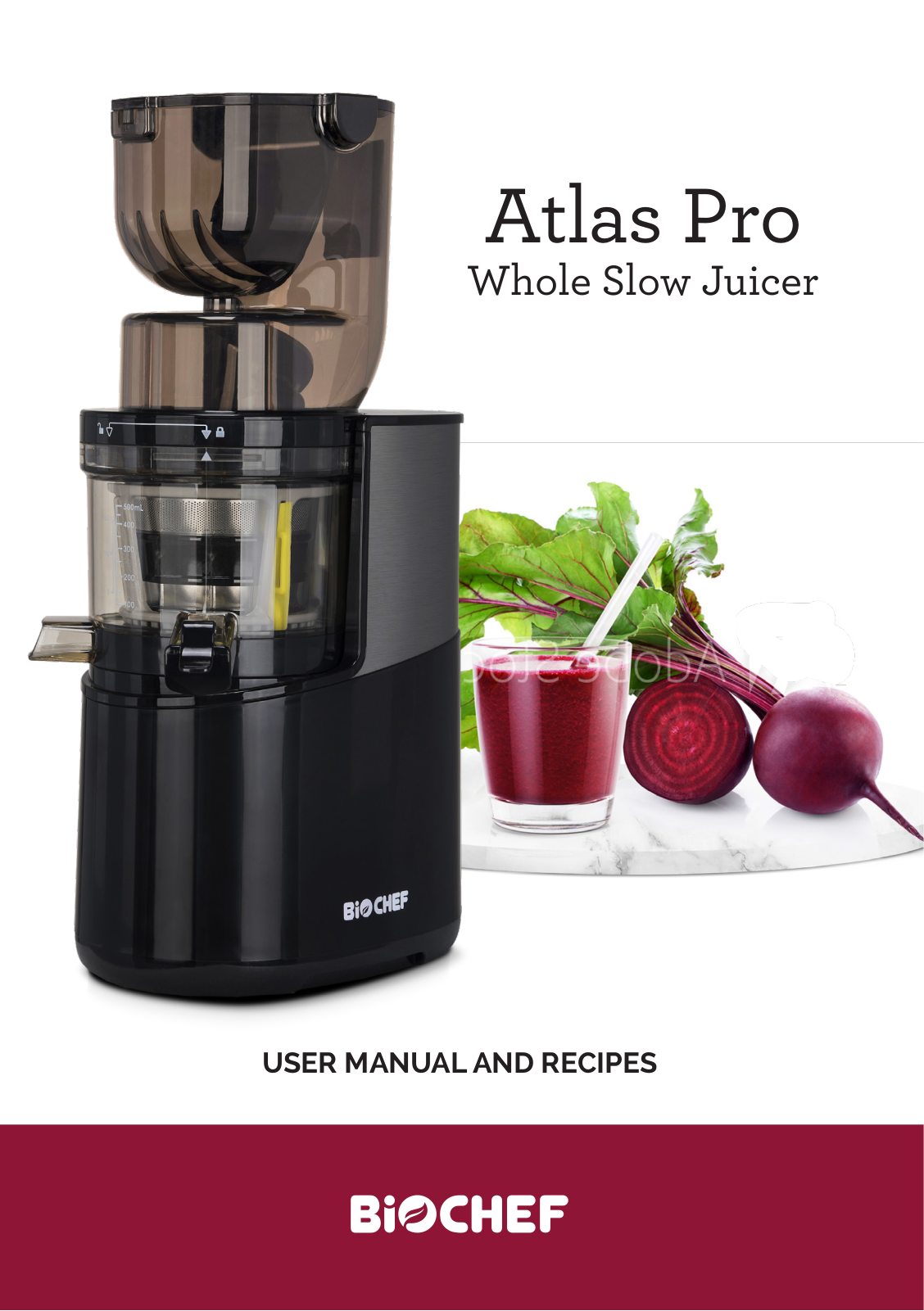 Bio Chef Atlas Pro User Manual And Recipe Book