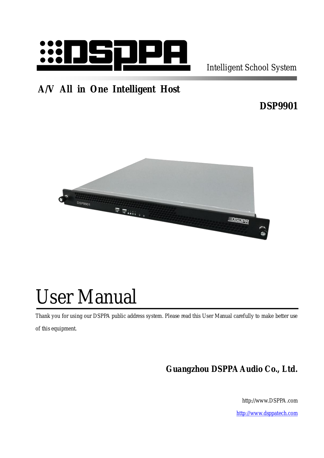 DSPPA DSP9901 User Manual