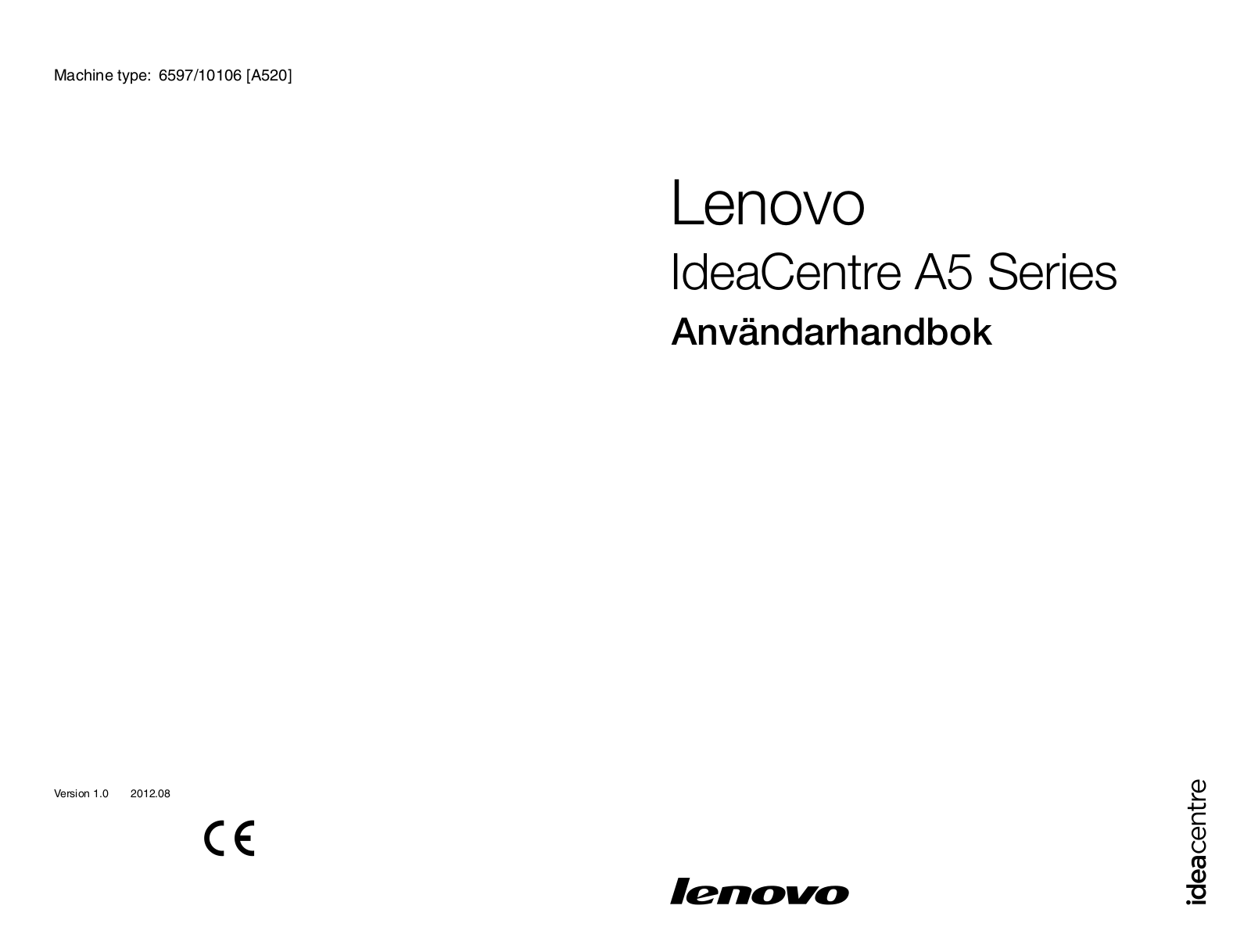 Lenovo IdeaCentre A5 Series User Guide