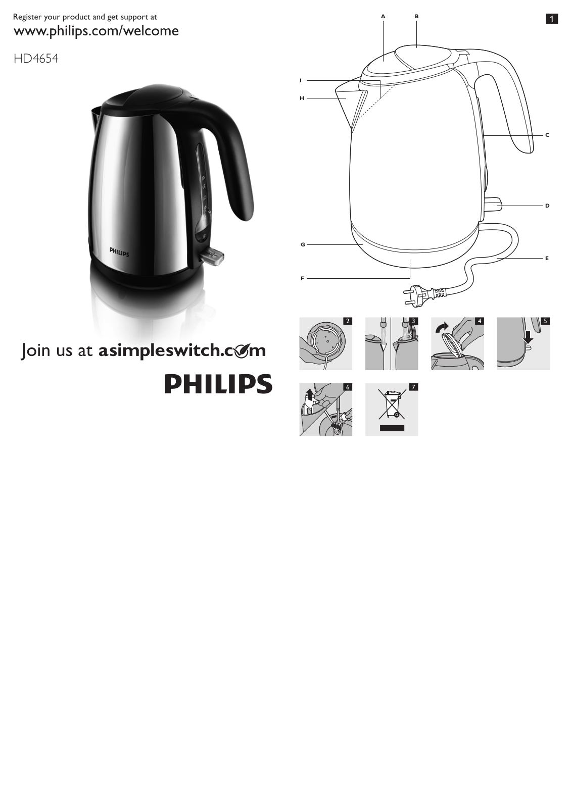 Philips HD4654 User Manual