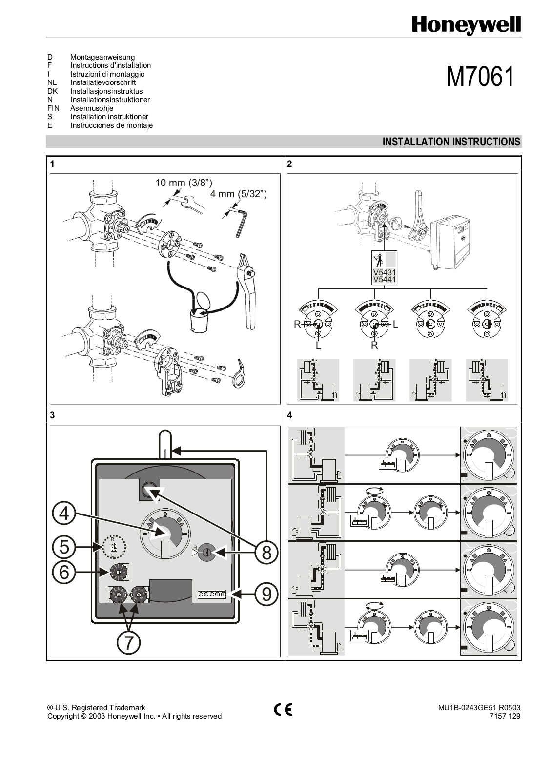 HONEYWELL M7061 User Manual - ManualMachine.com