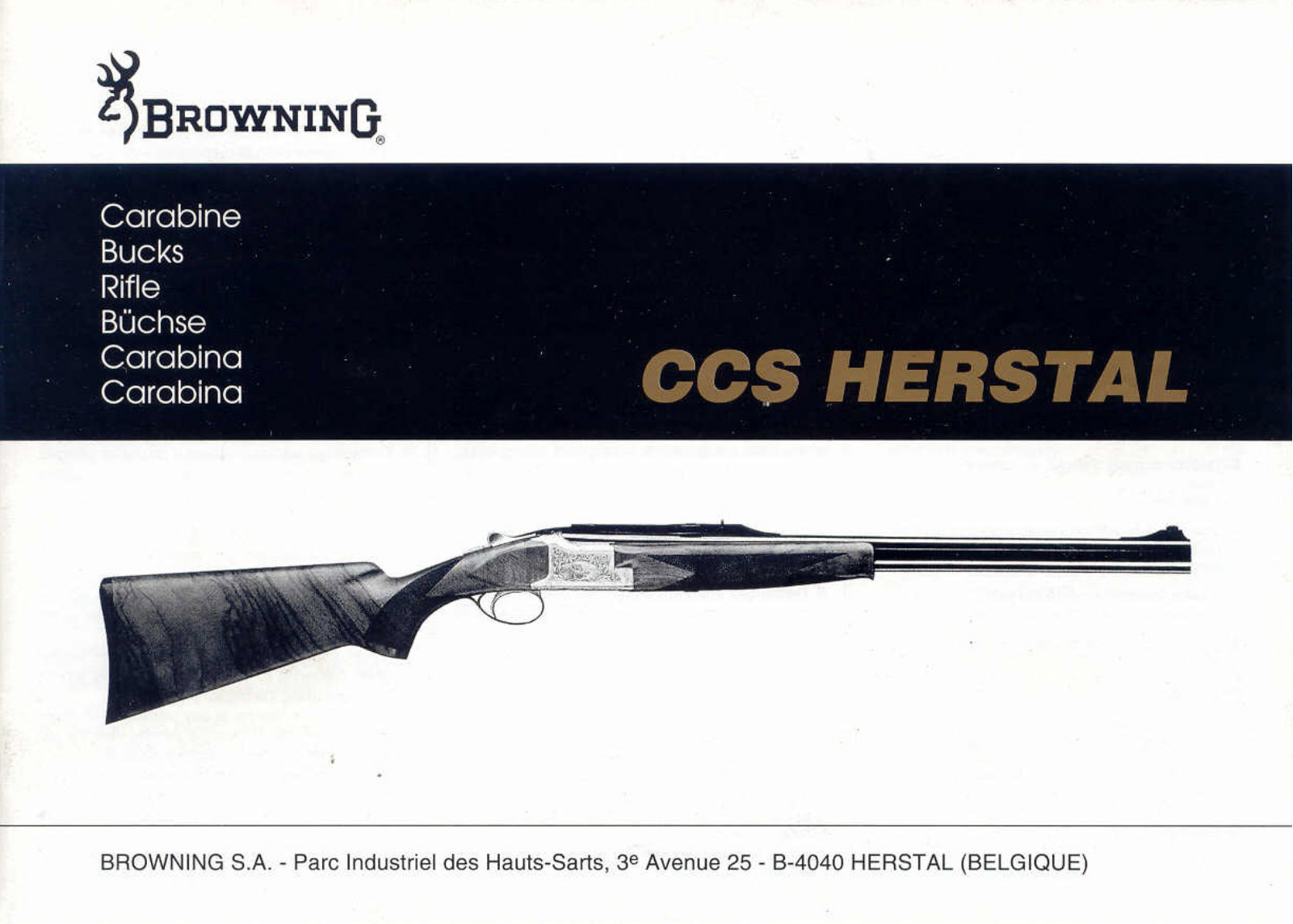 browning ccs herstal User Guide