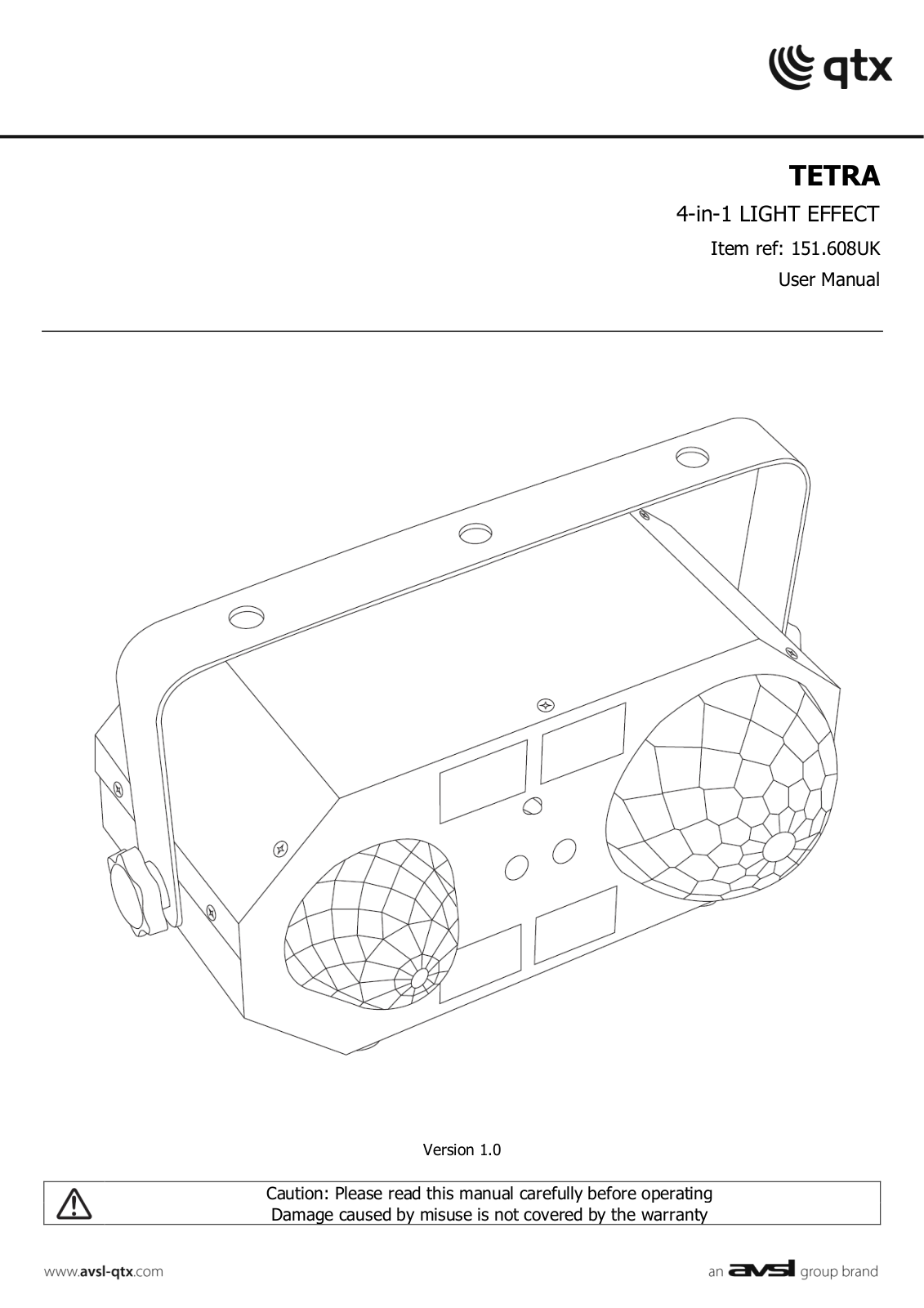 Qtx 151.608UK User Manual