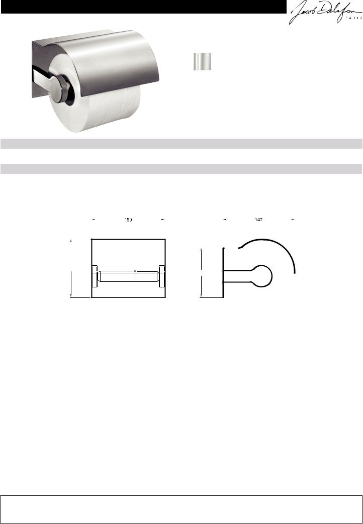 Jacob Delafon EO SINGULIER 15207D-CP Datasheet