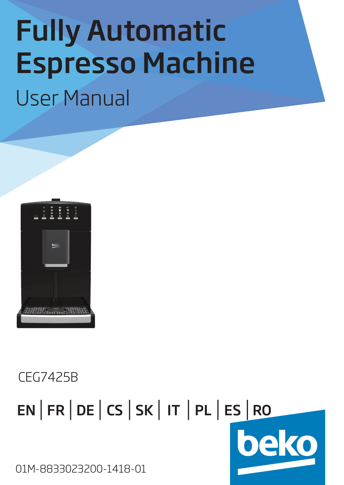 Beko CEG7425B User manual