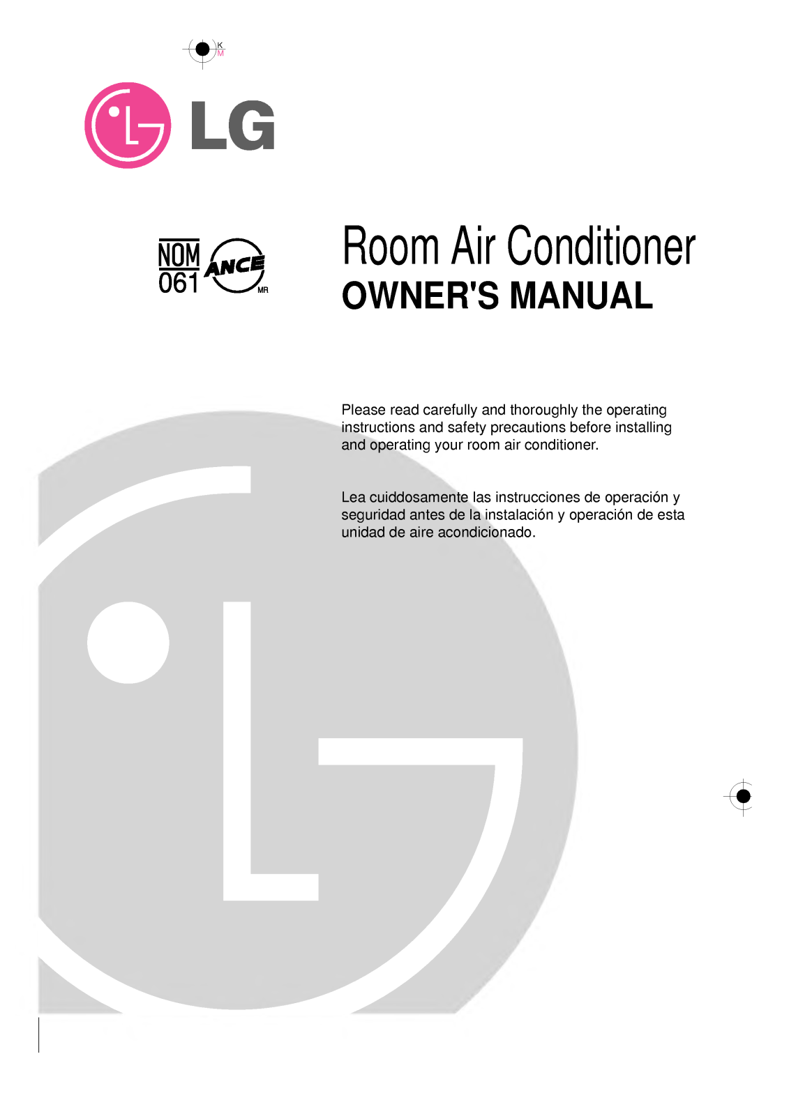 LG LW-D1833CL User Manual