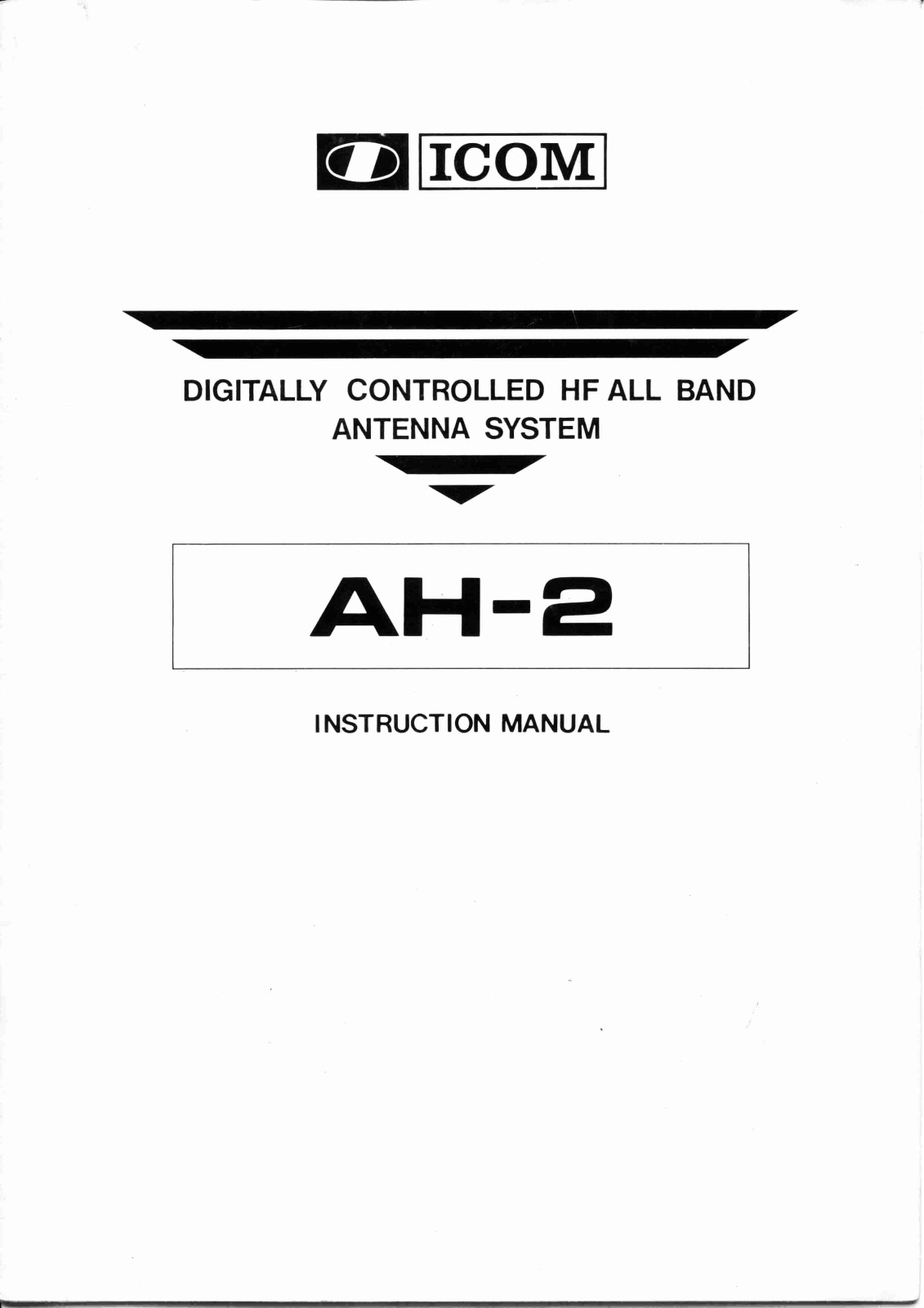 Icom AH-2 User Manual