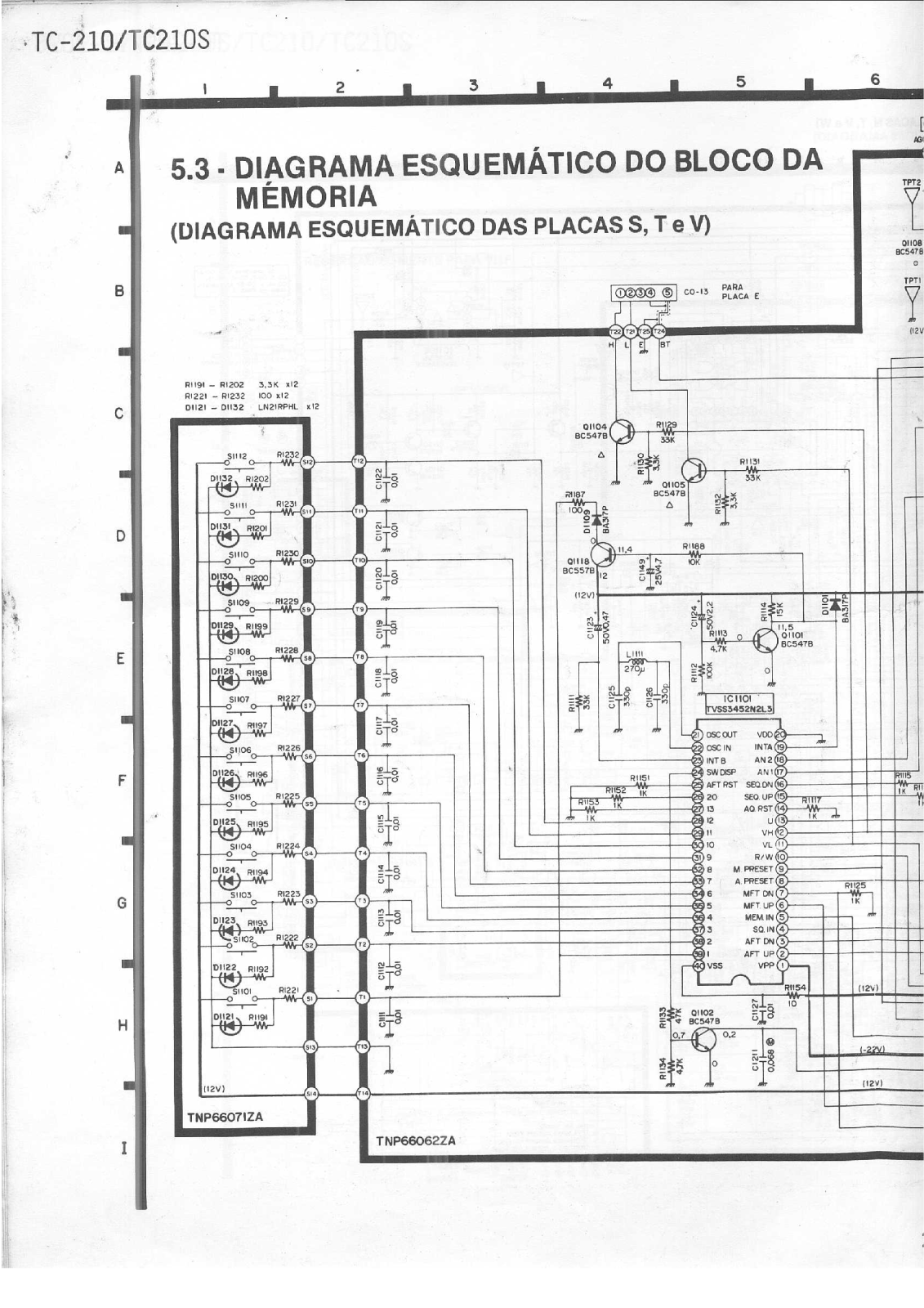 National TC-210, TC210S Schematic