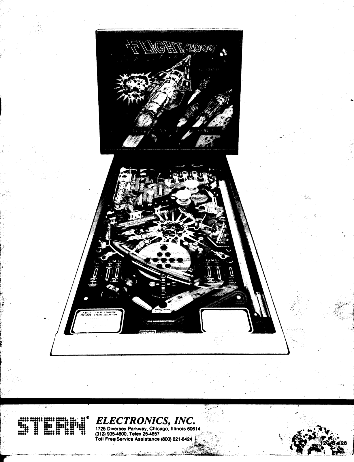 Stern electronics FLIGHT 2000 User Manual - ManualMachine.com