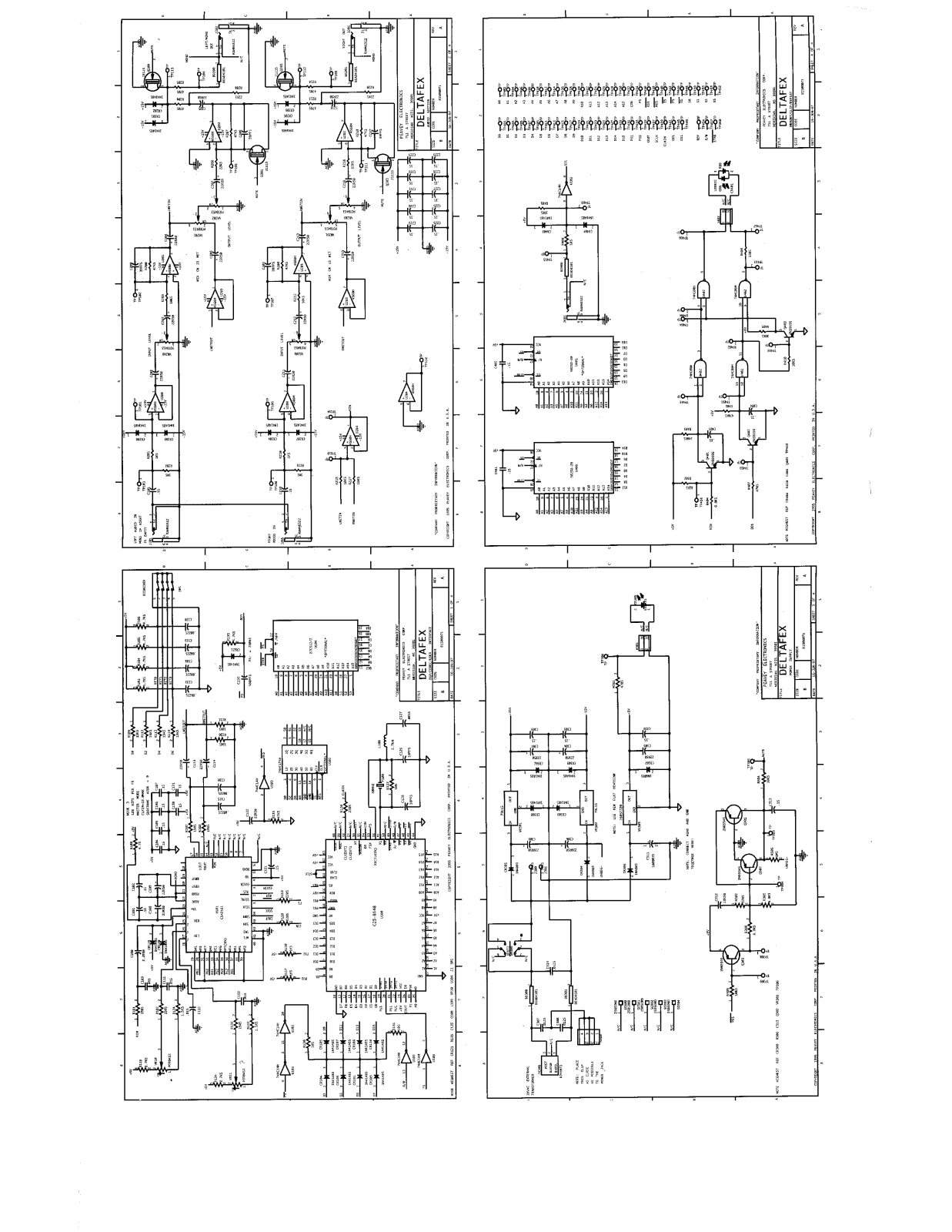 Peavey Deltafex Schematic