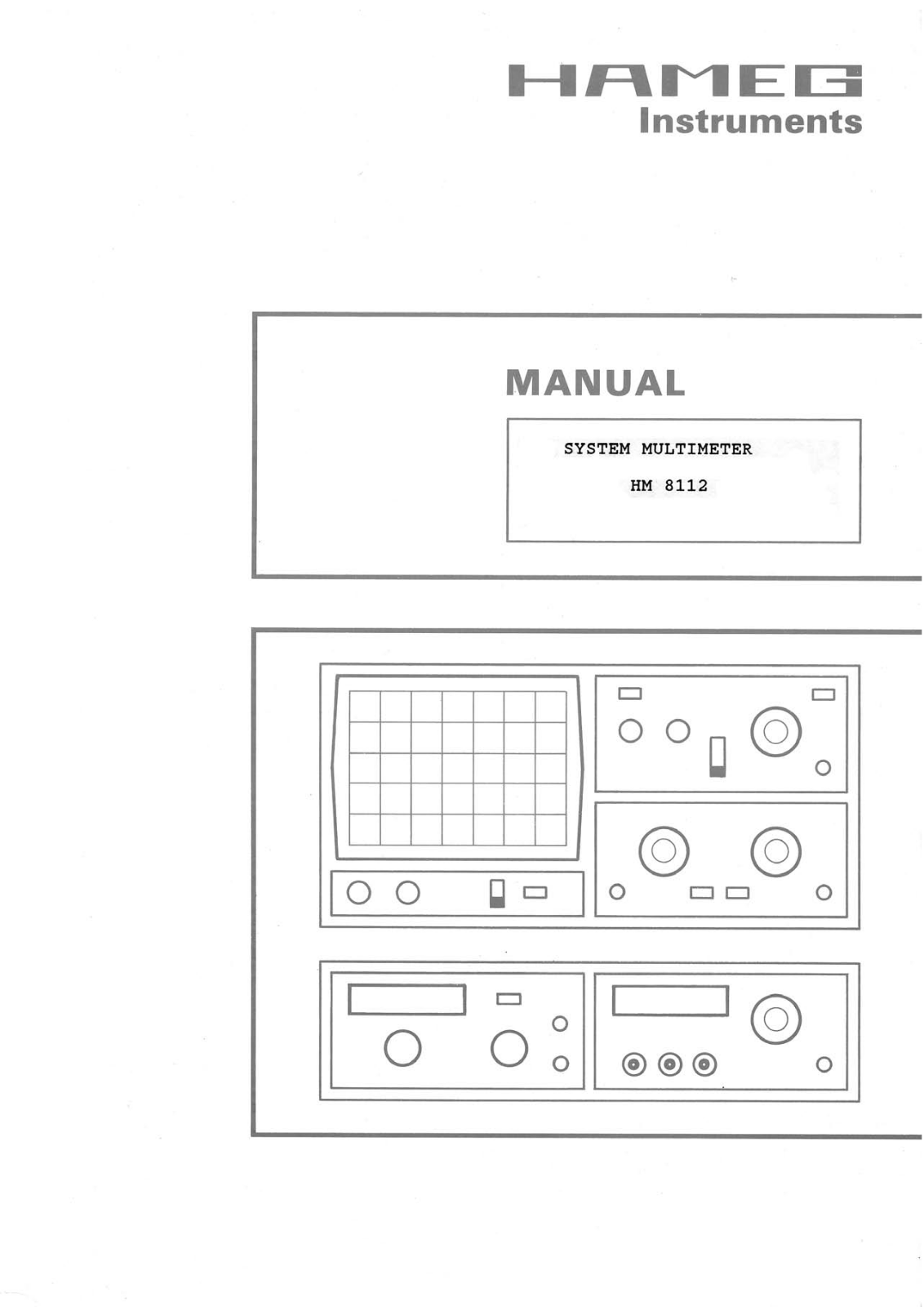 HAMEG HM8112 User Manual