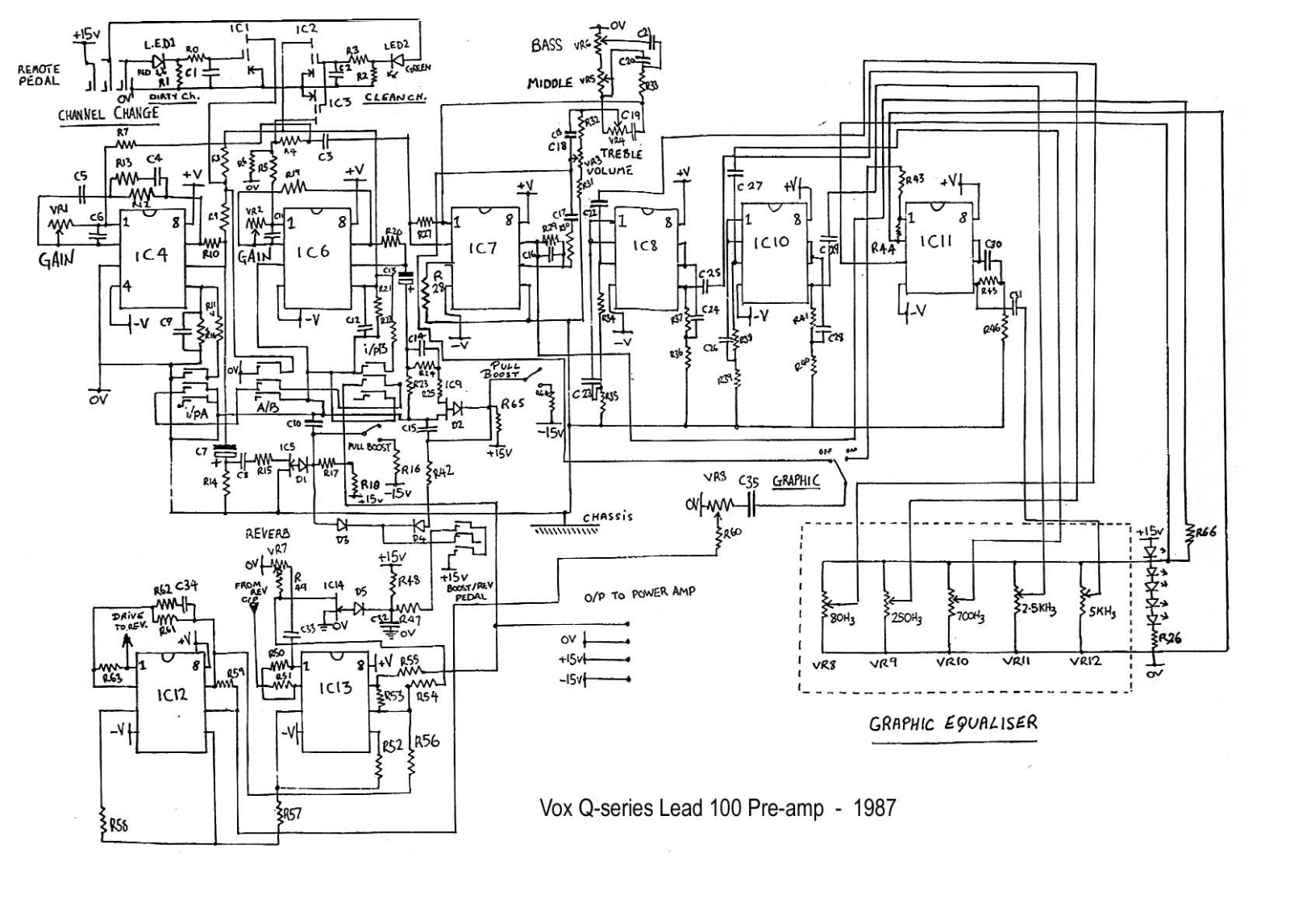 Vox qslead2 schematic