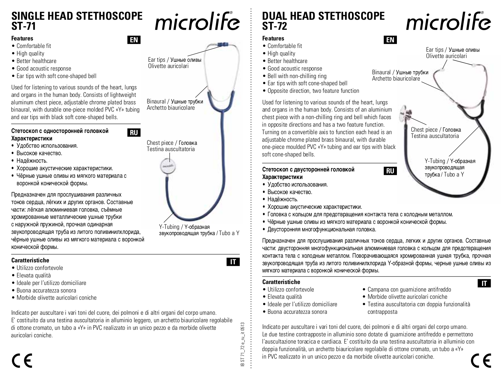 Microlife ST 71 User Manual