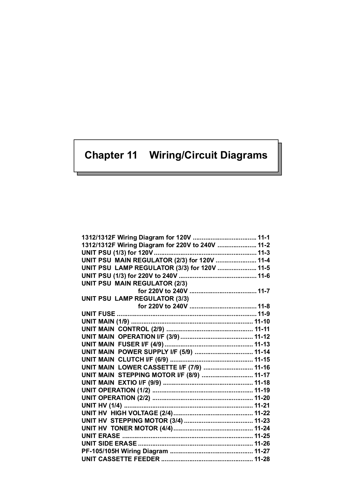 KONICA 1312 Service Manual ec11