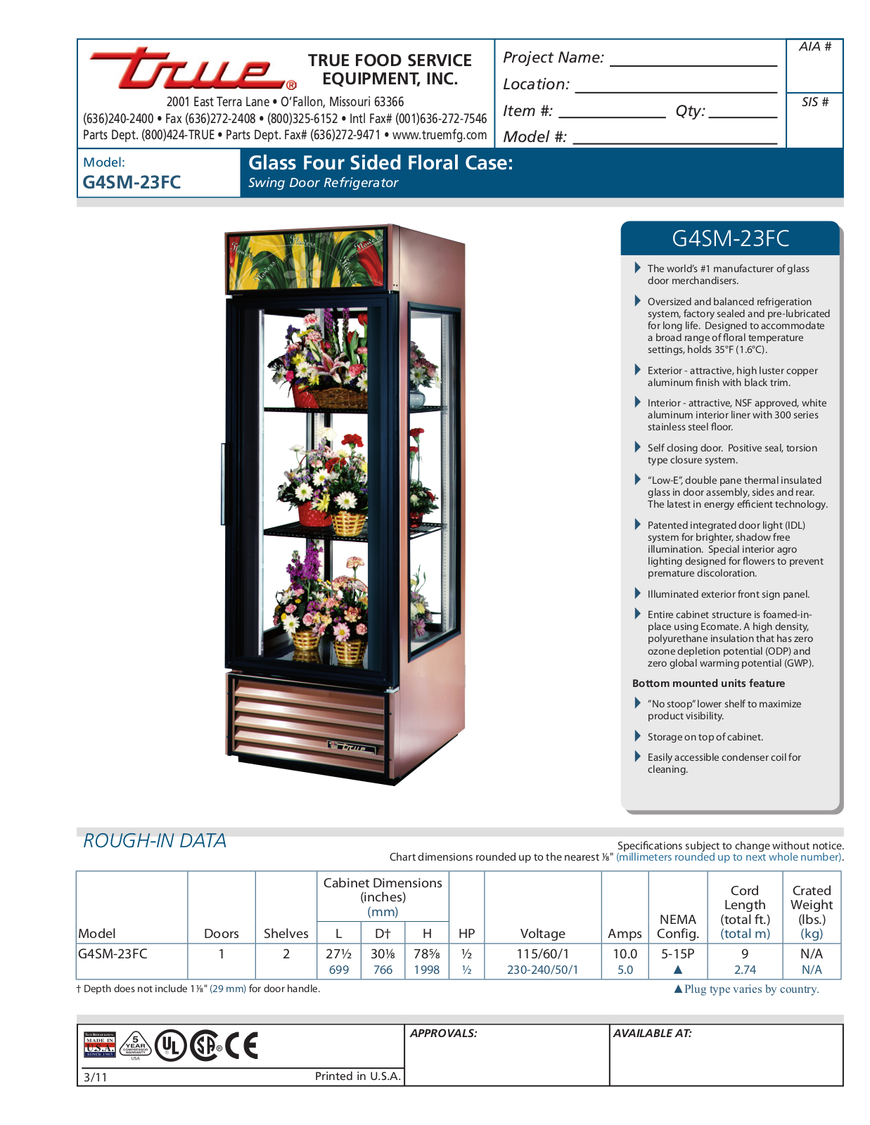 True G4SM-23FC User Manual